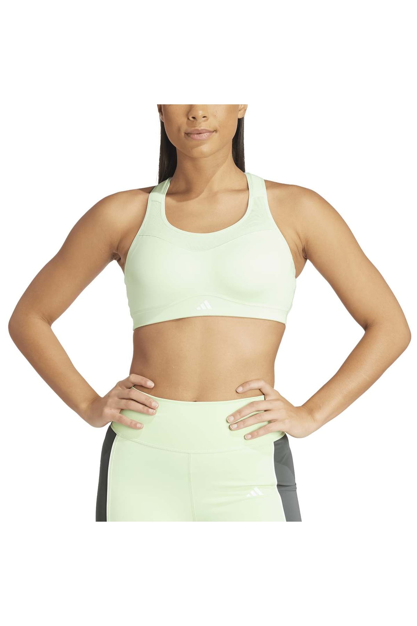 PERFORMANCE TLRD IMPACT TRAINING HIGH SUPPORT BRA SEMI GREEN 1