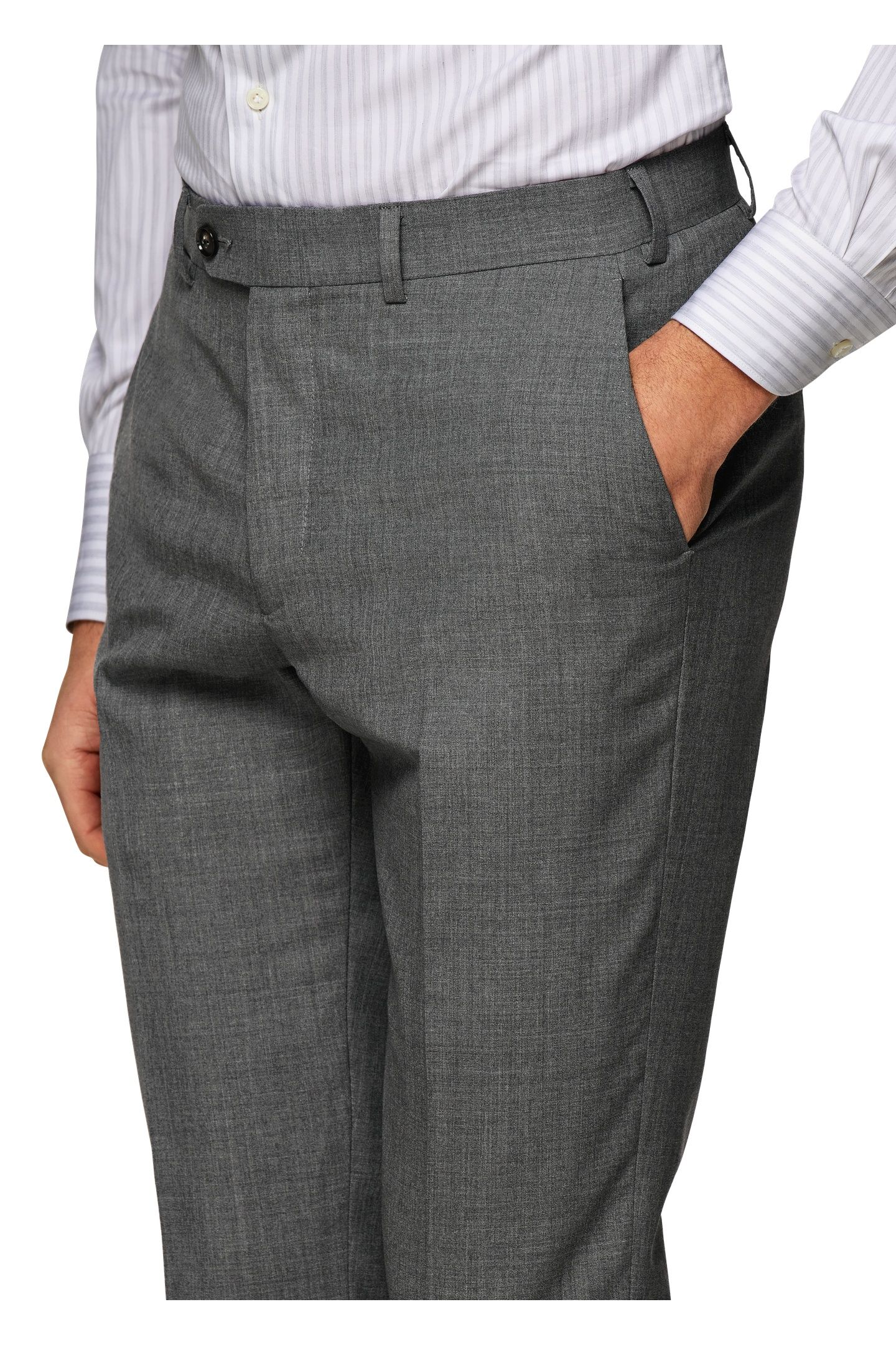 TROUSERS-GREY FORMAL TROUSERS GREY 7