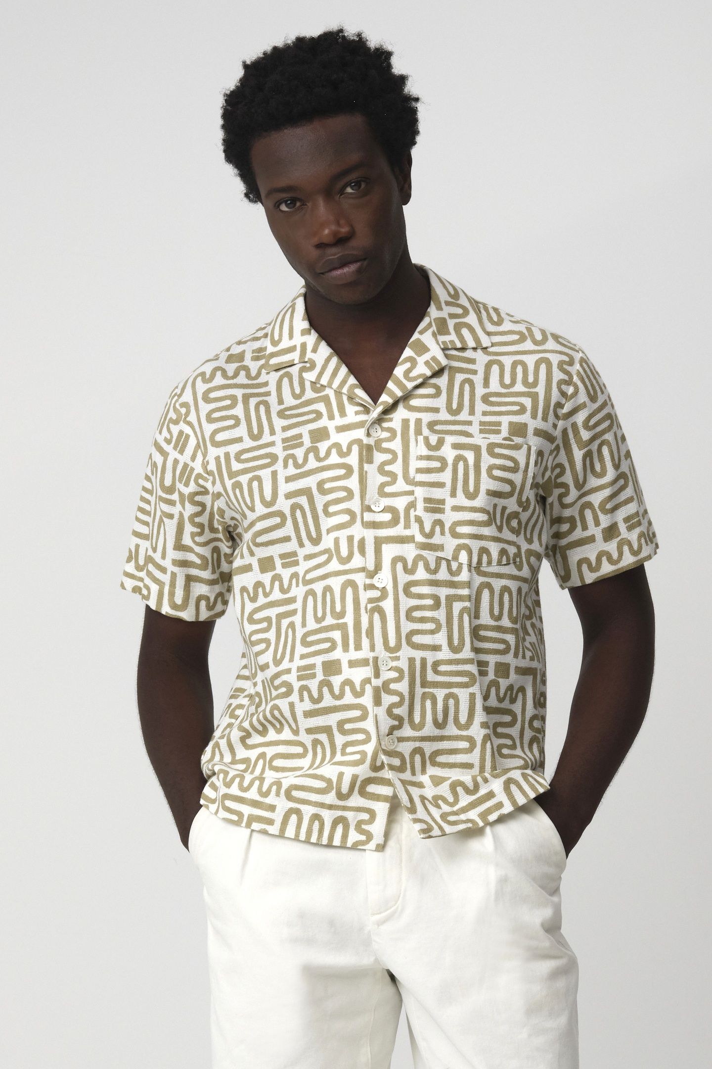 ALBERTO CASUAL SHIRT GREEN 4