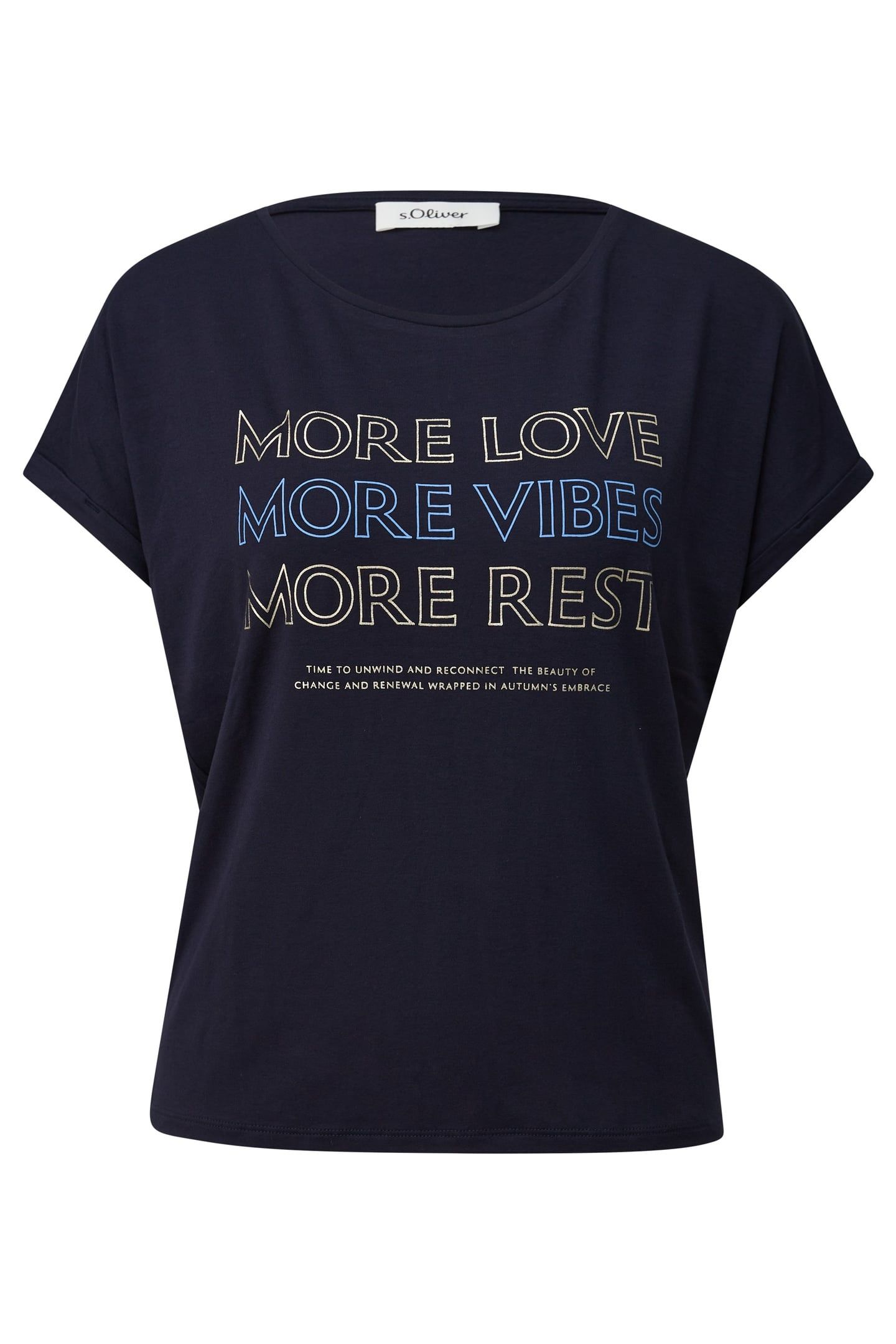 S.OLIVER T-SHIRTS MARINE 1