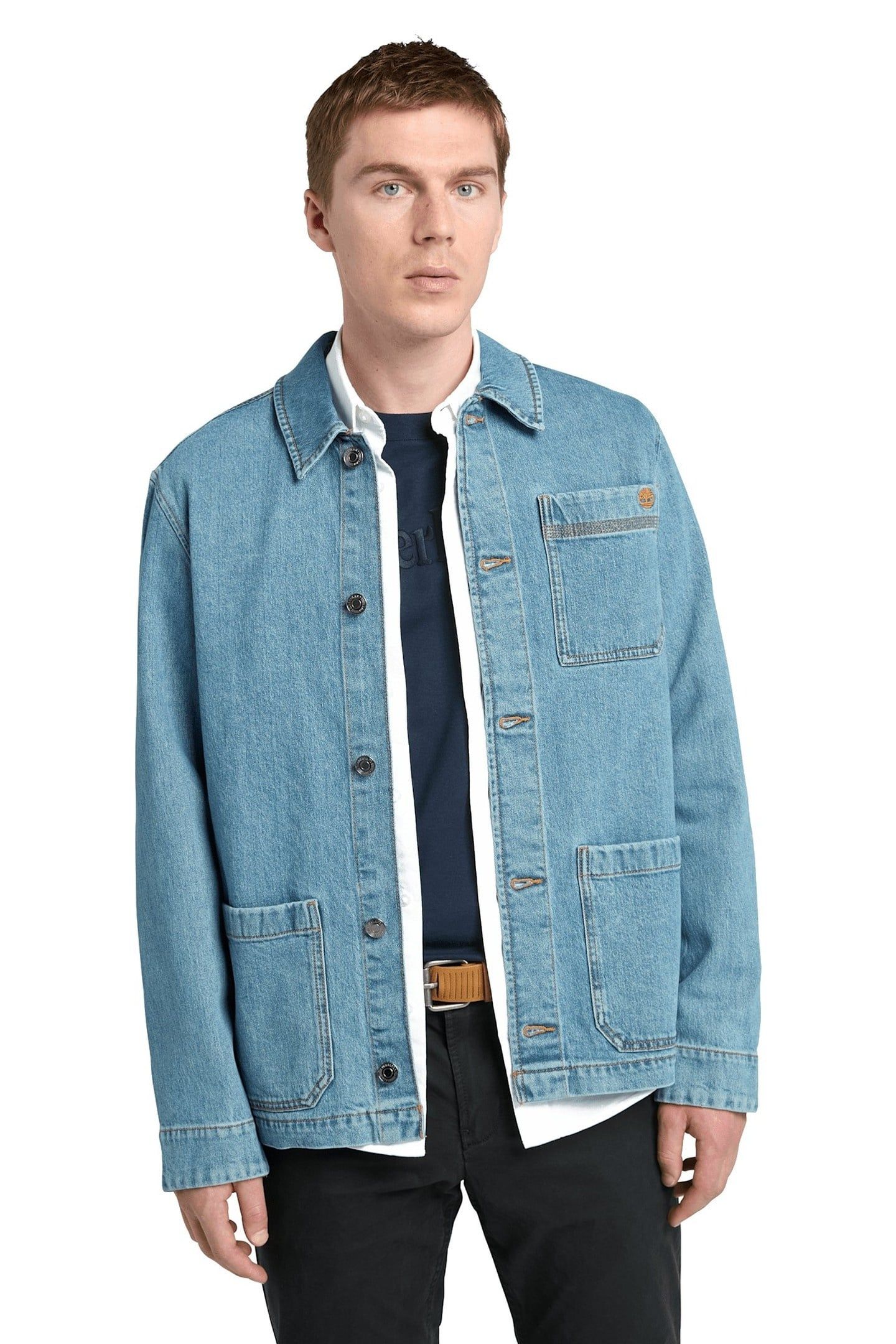 REFIBRA DENIM CHORE JACKET ORIGINAL INDIGO 1