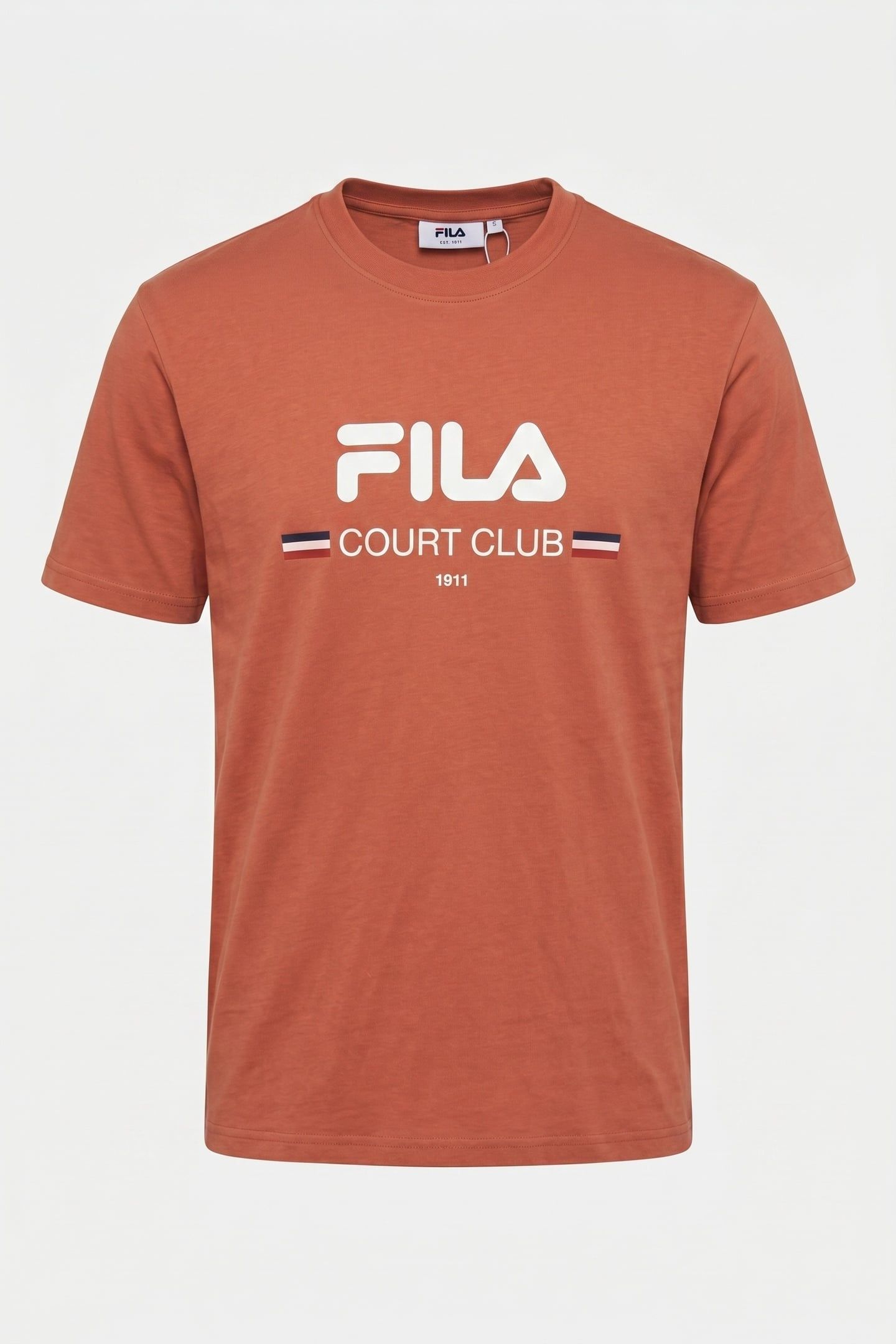 DOCCIA RELAXED LOGO GRAPHIC T-SHIRT ETRUSCAN RED 3