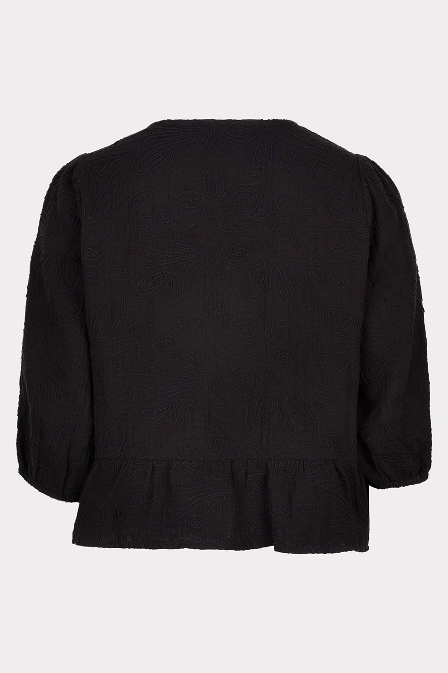 BLOUSE 3D EMBROIDERY BLACK 5