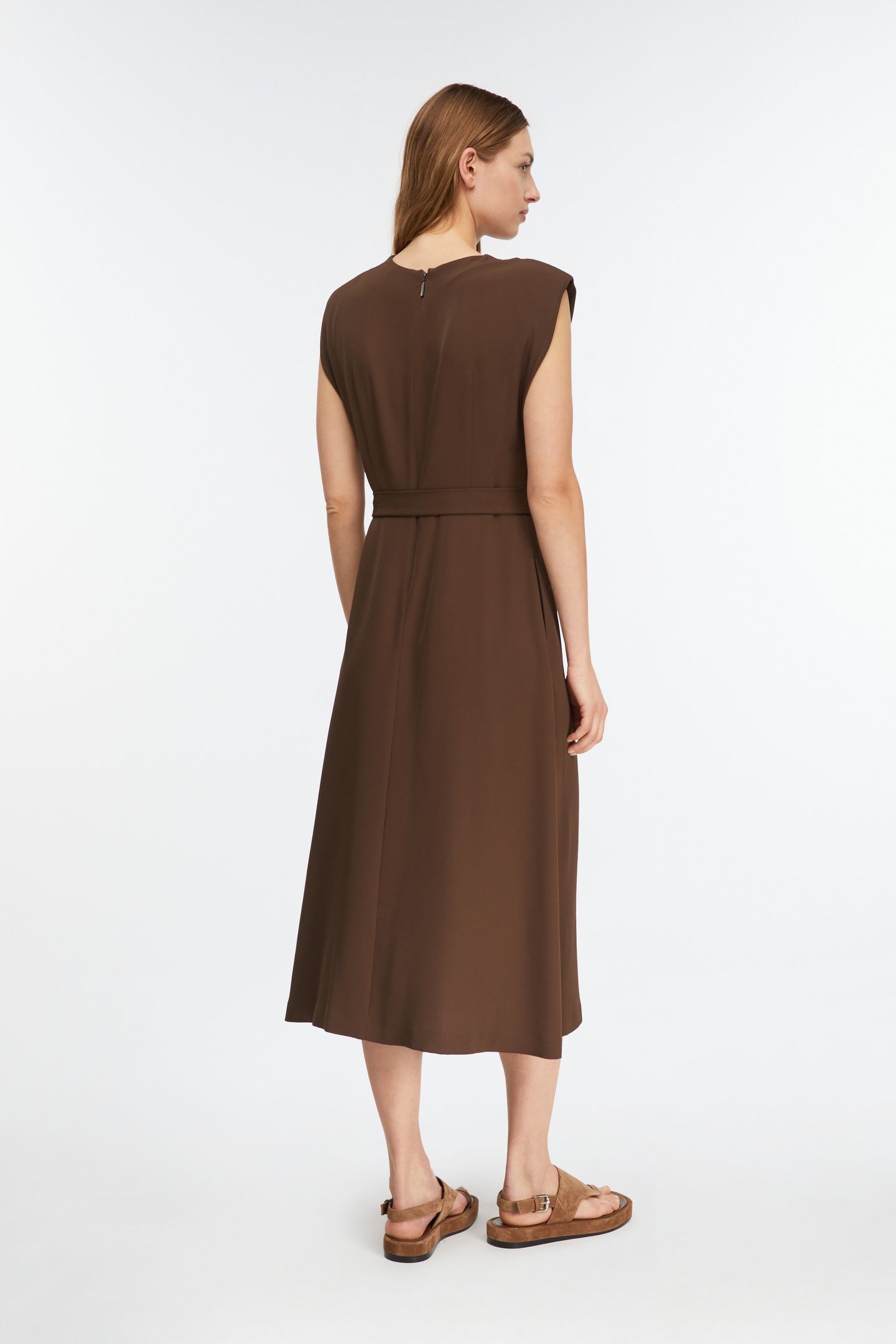 COMMA DRESSES BROWN 2