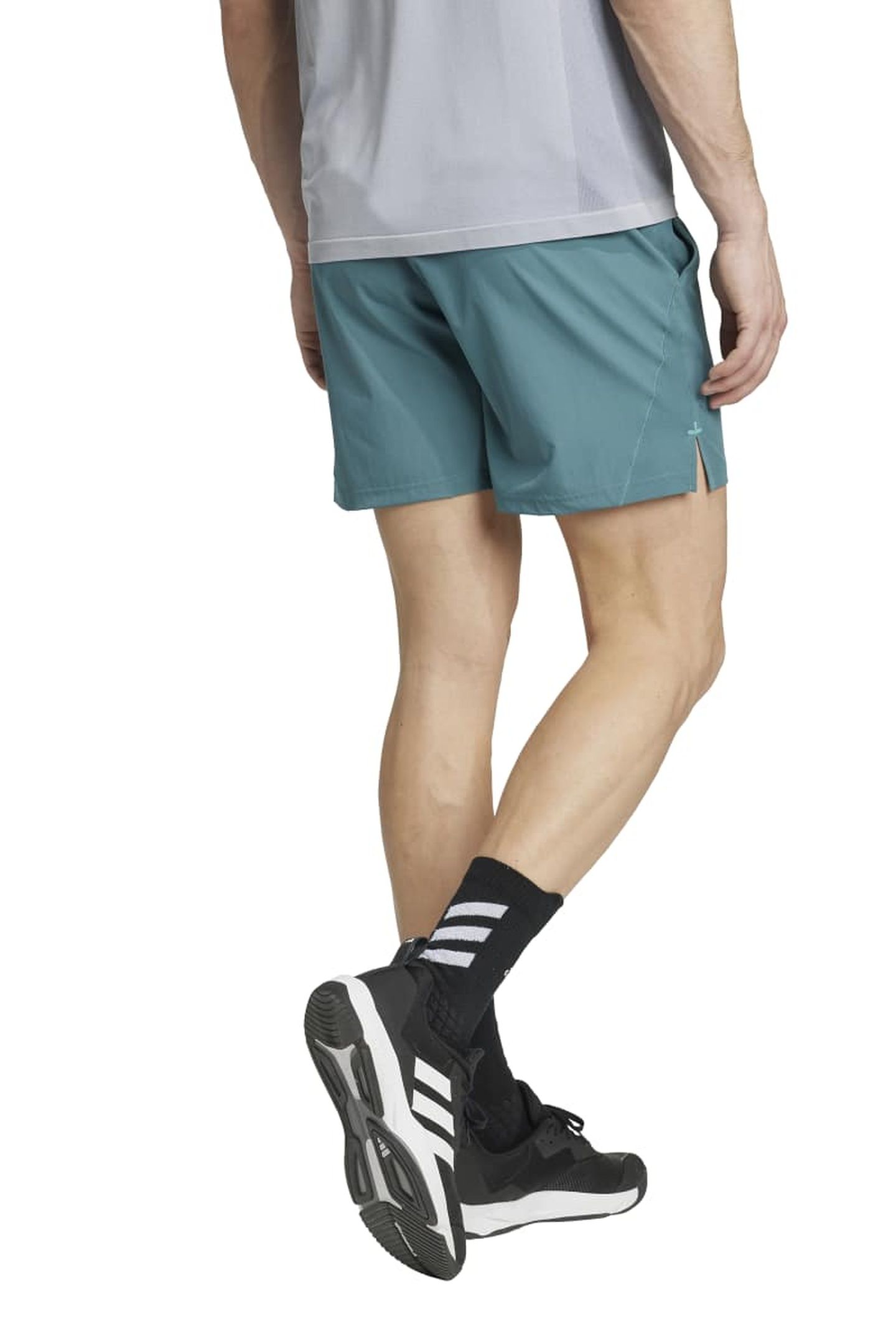 UNISEX PERFORMANCE GYM+ SHORTS PRELOVED TEAL 2