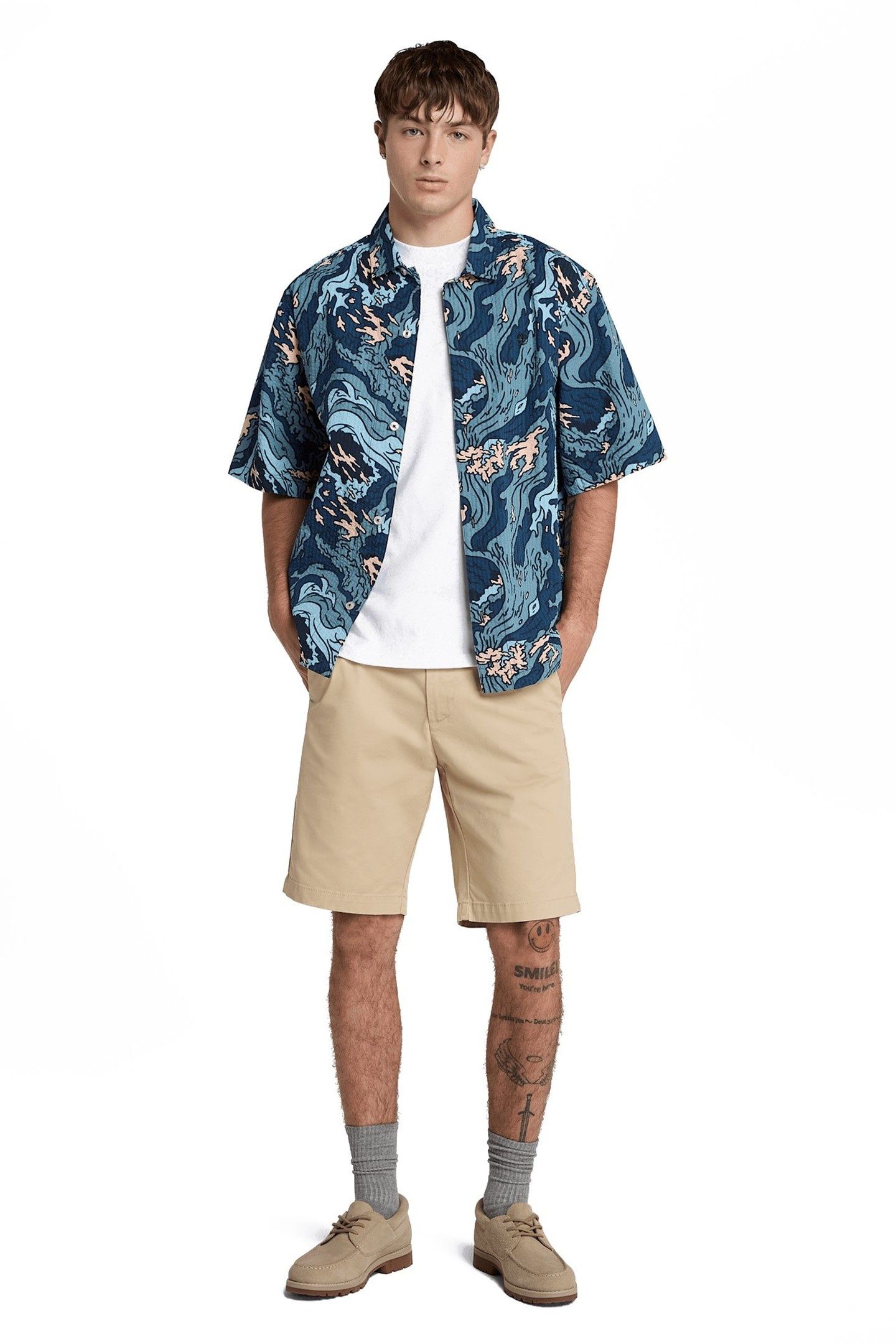 TWILL CHINO SHORT MEDIUM BEIGE 1