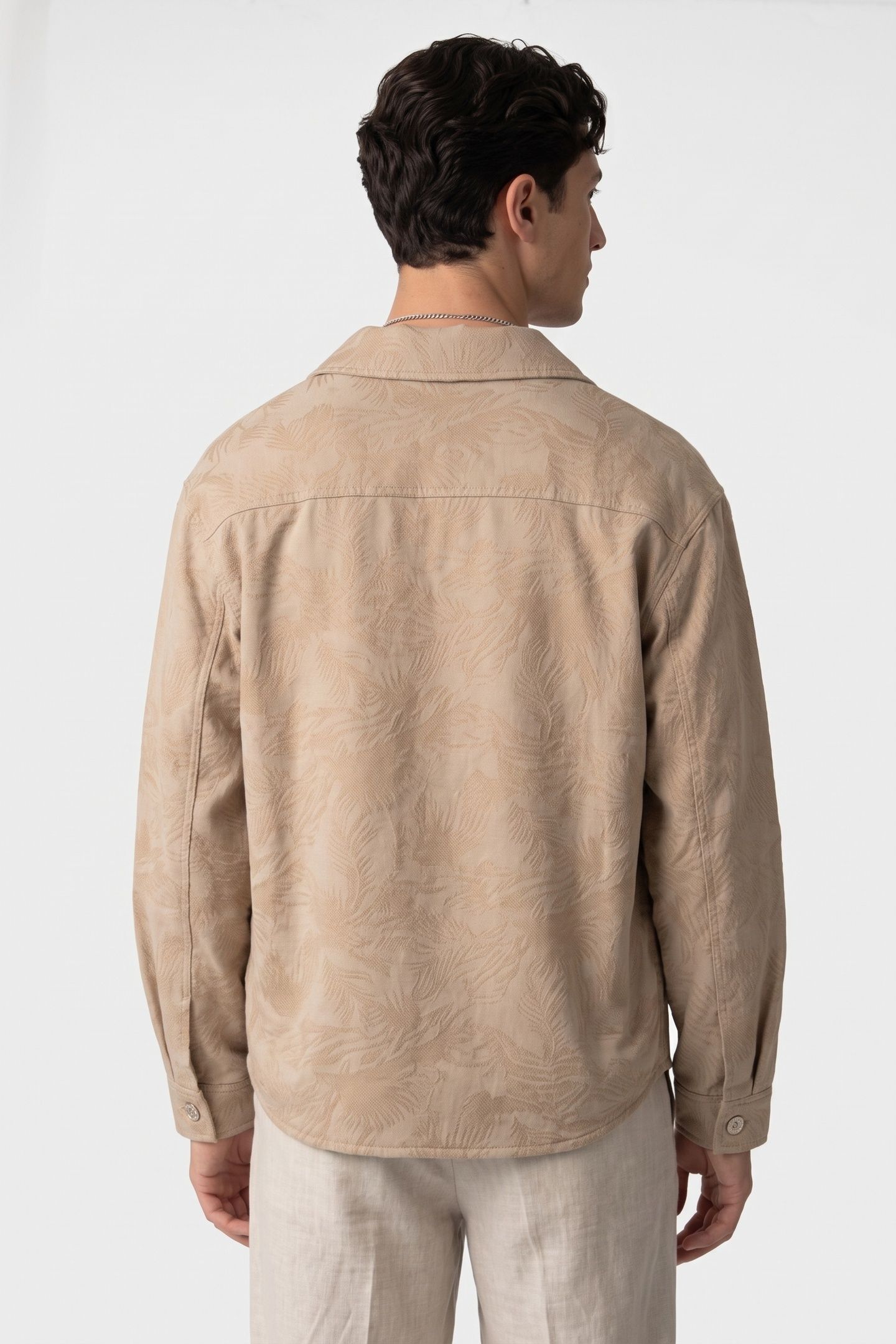 MALO OVERSHIRT BEIGE / LIGHT BEIGE 2