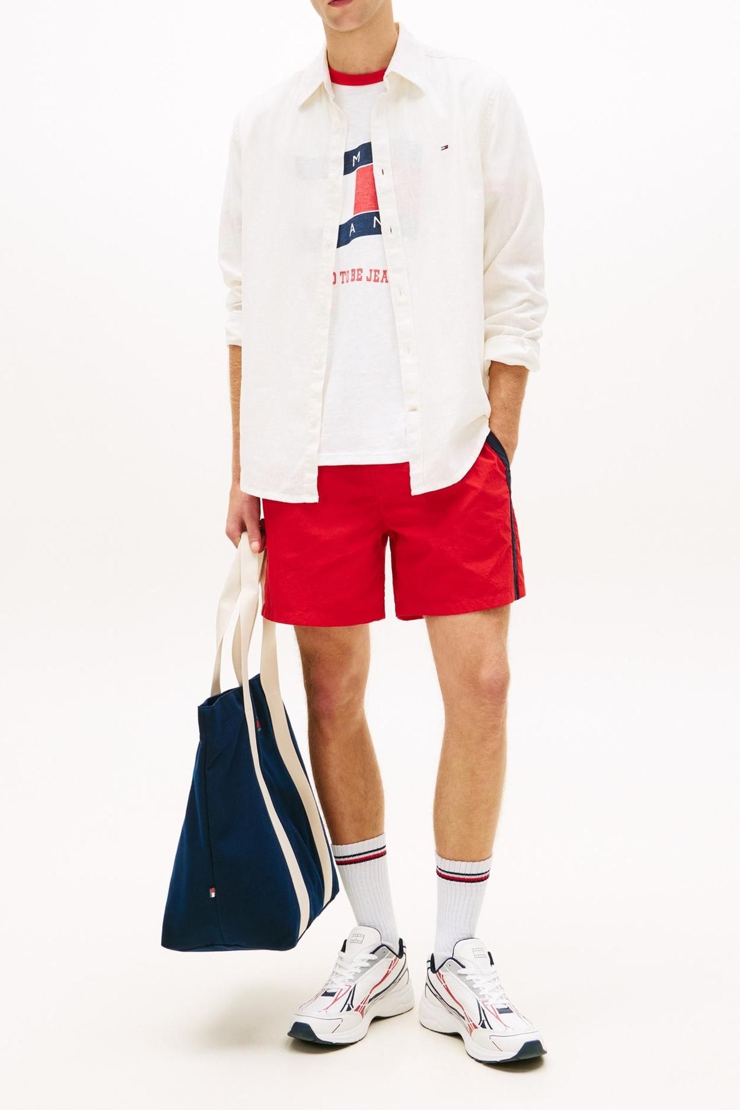 TJM REGULAR LINEN BLEND SHIRT ECRU 2