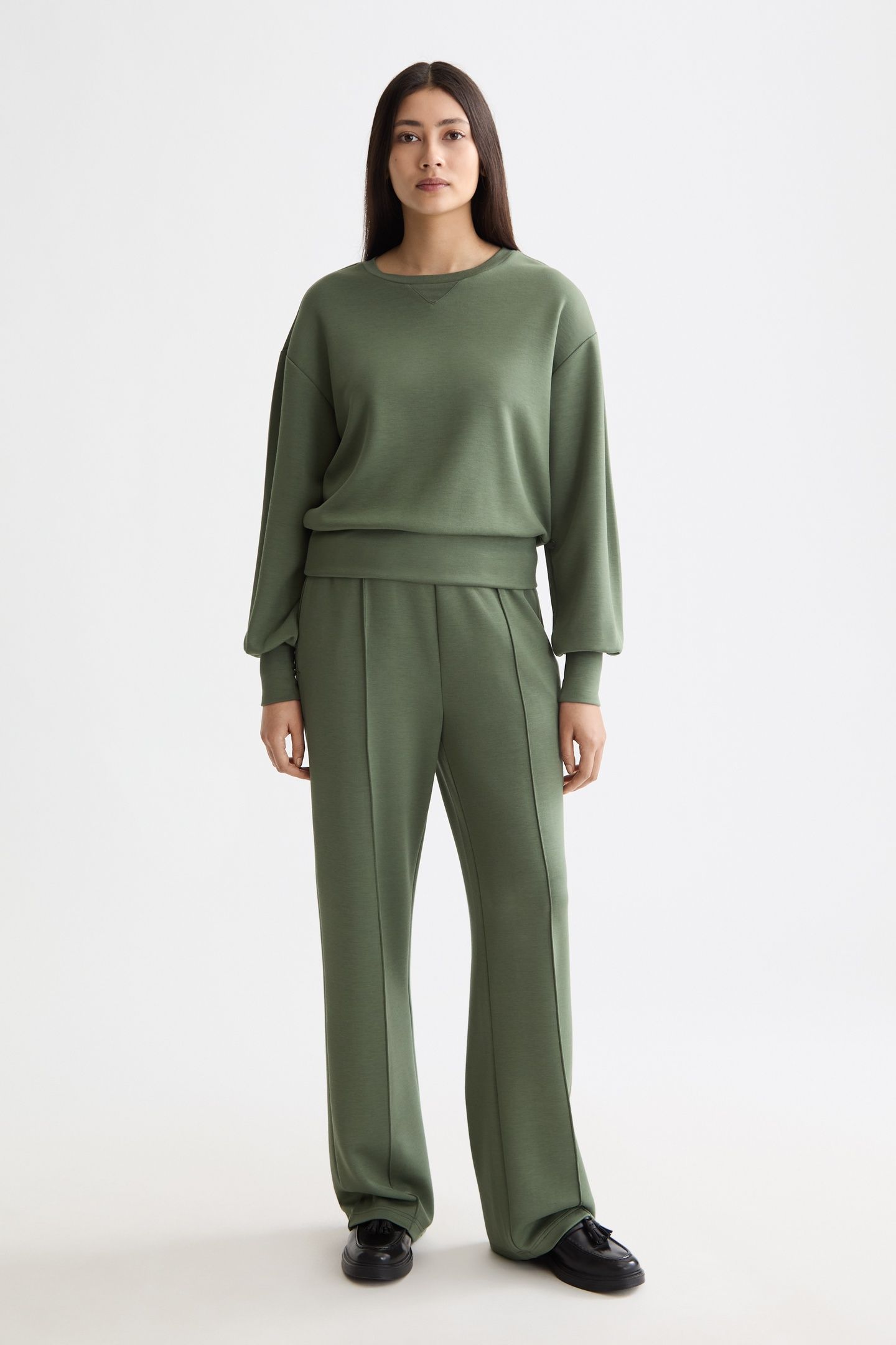 MODAL SWEATSHIRT THYME 2