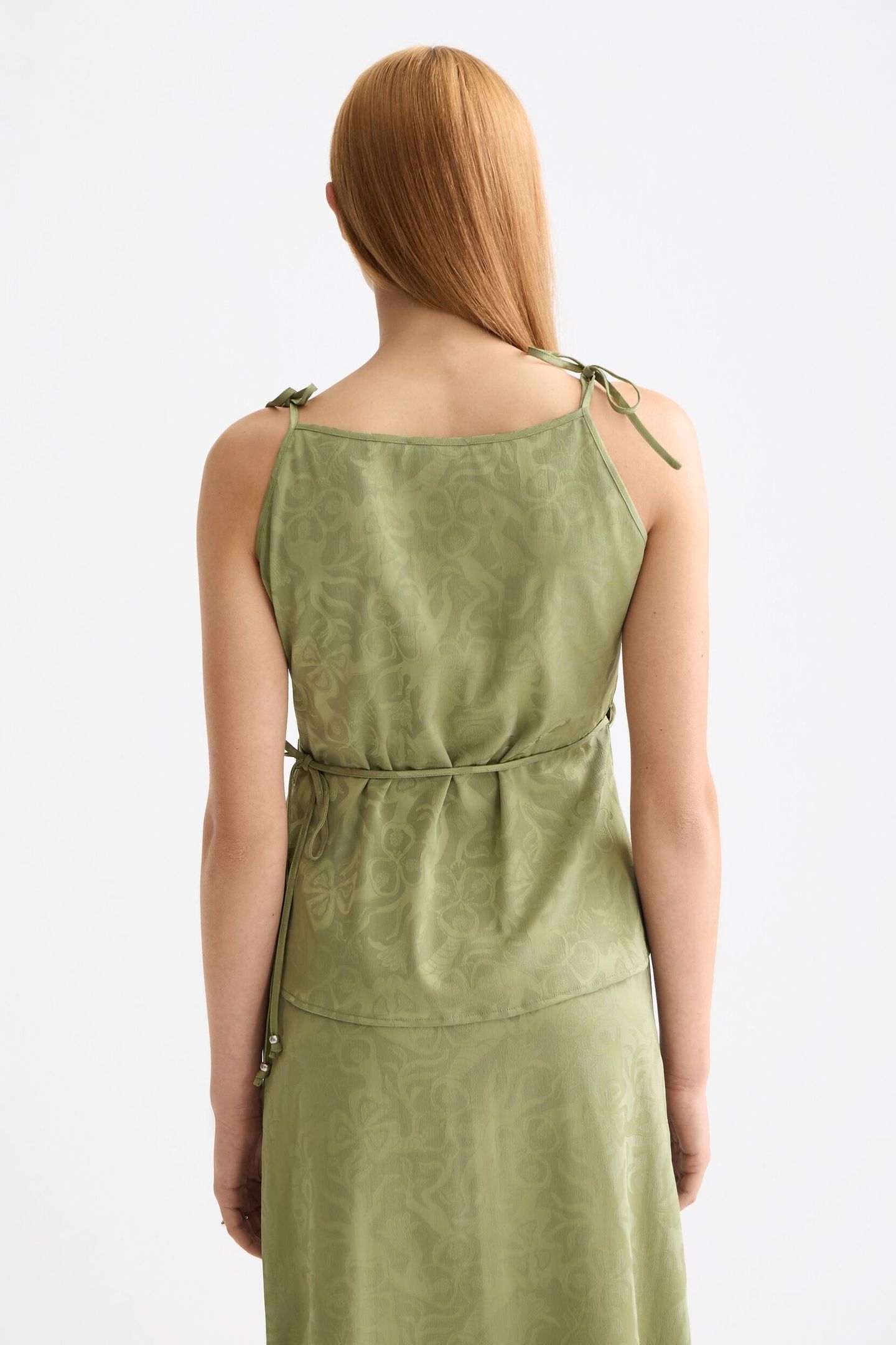 DRAPED WRAP TANK OIL GREEN 5