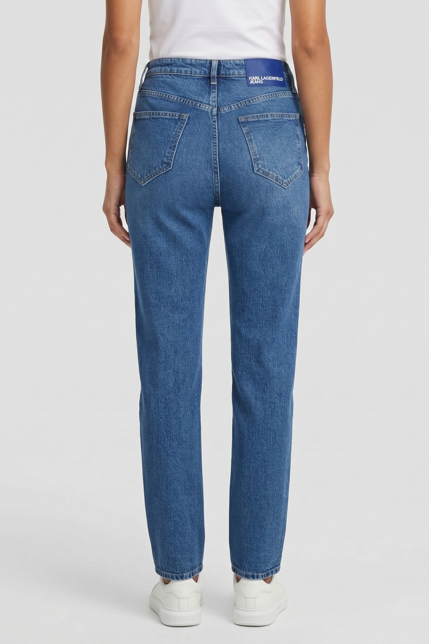 STRAIGHT SHANK DENIM DARK WASHED BLUE 2