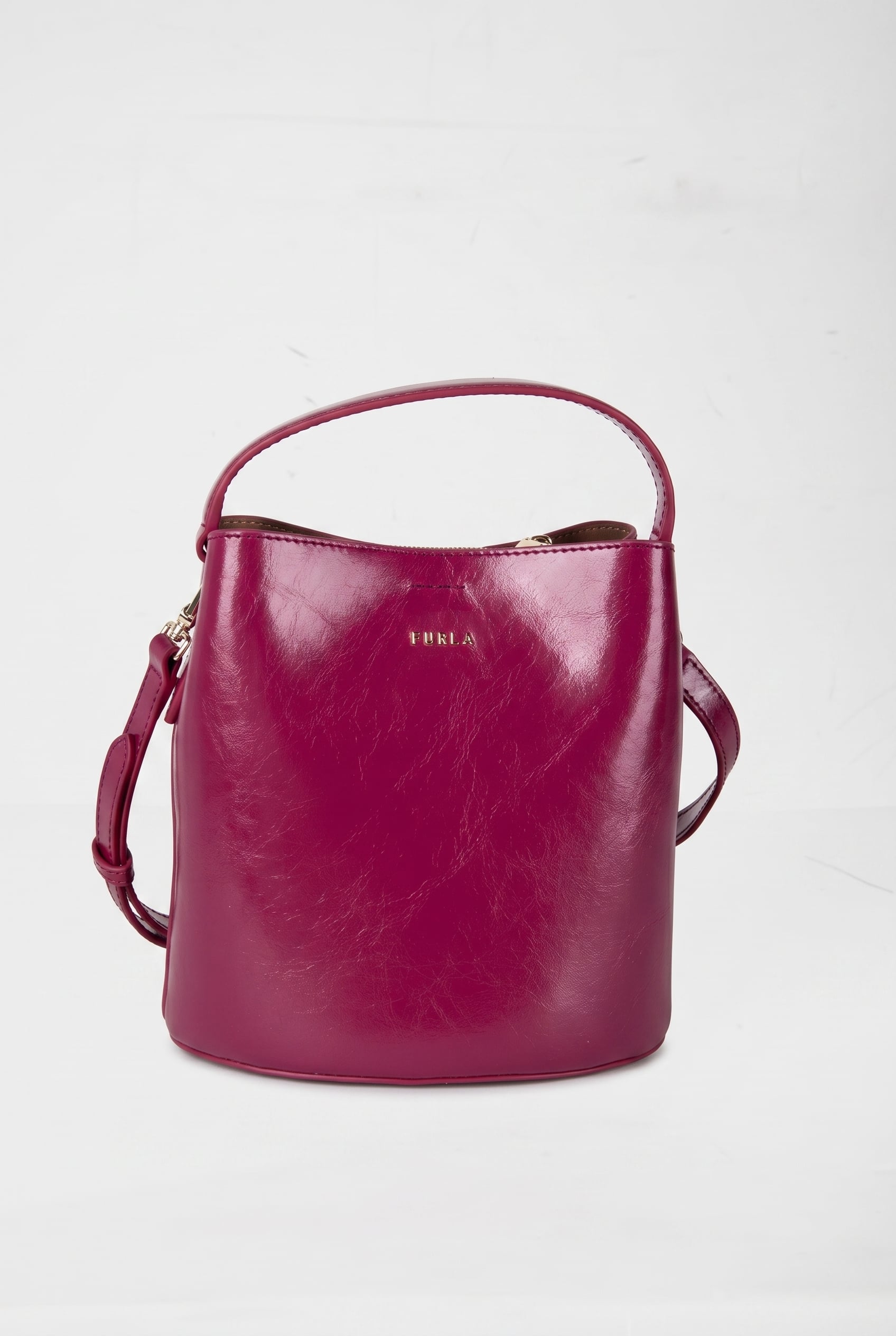 DANAE MINI BUCKET BAG RASPBERRY 1