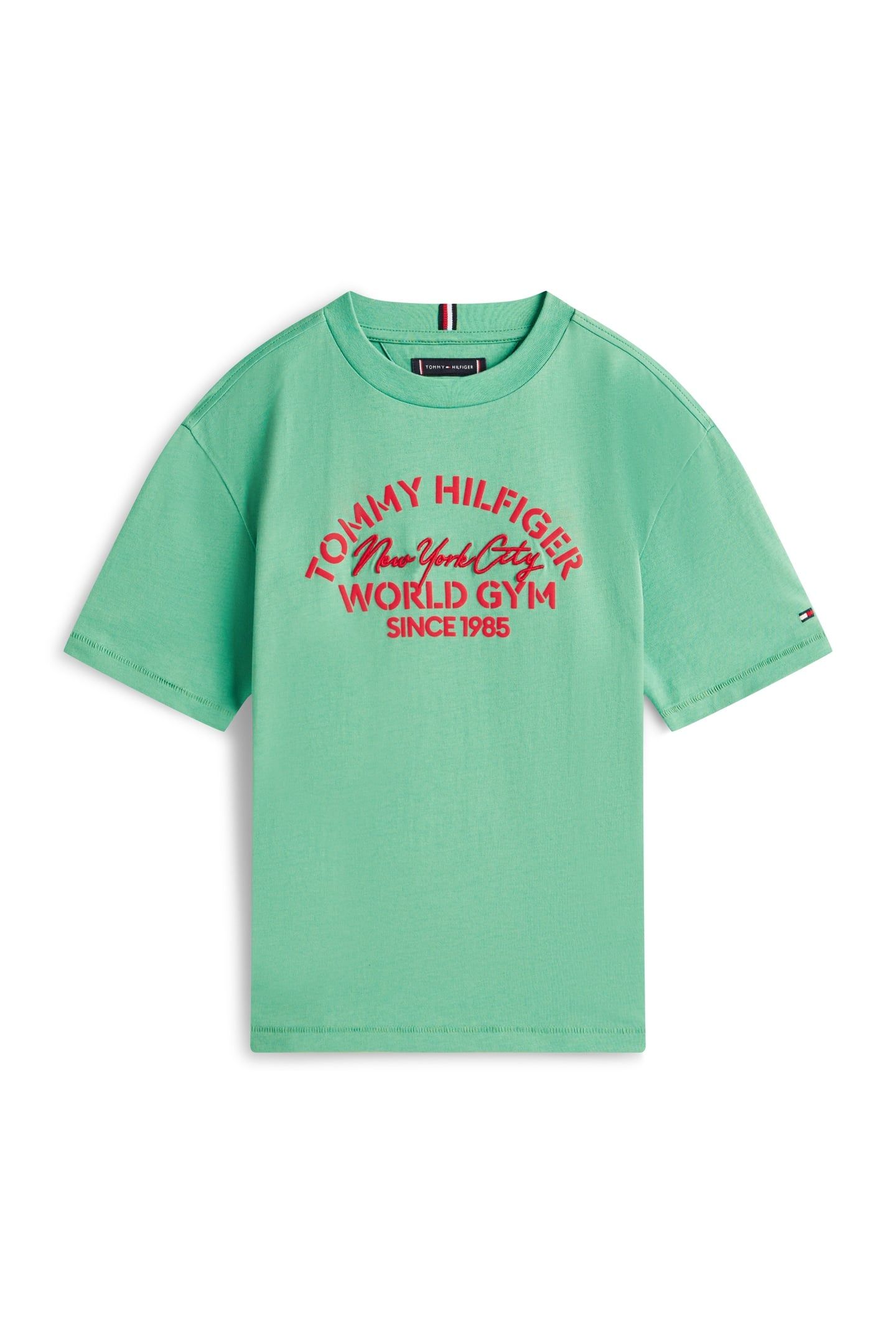 BOYS TOMMY HILFIGER NYC T-SHIRT BAHAMA GREEN 4