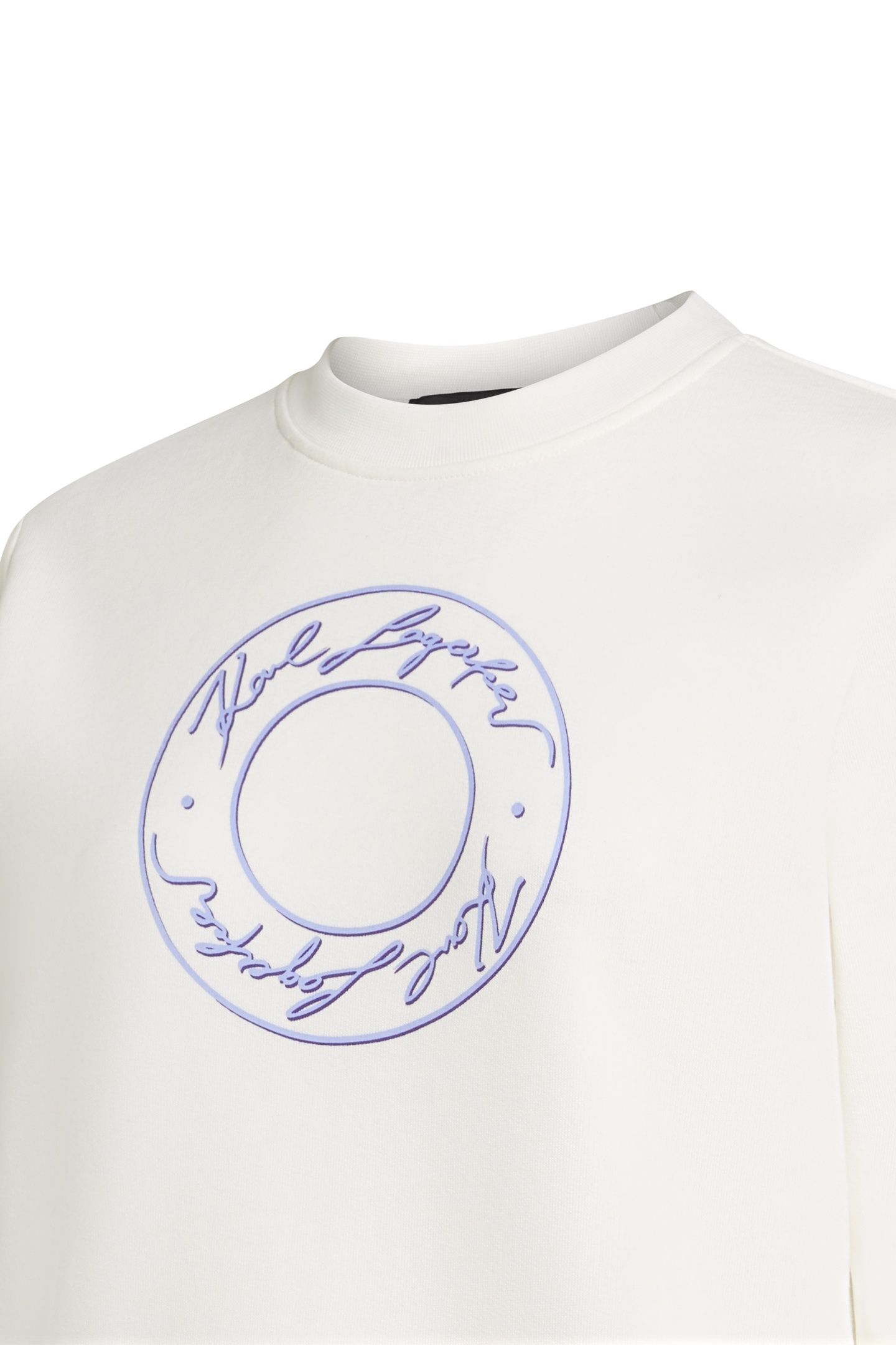 BIG LUNA PRINT SWEATSHIRT SNOW WHITE 3