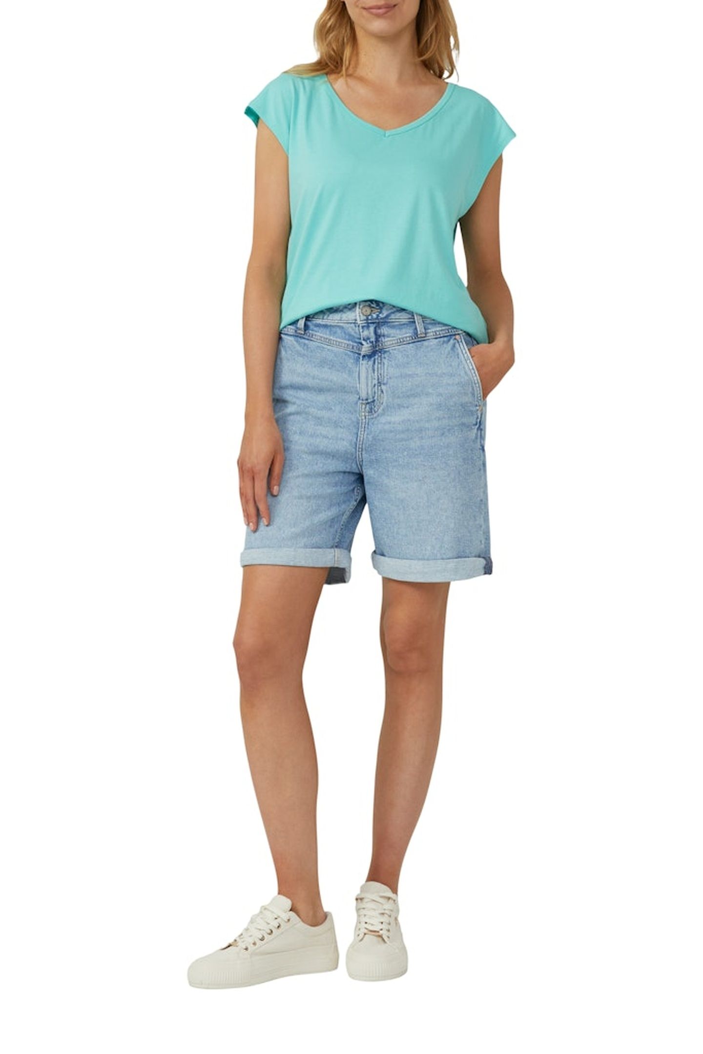 S.OLIVER T-SHIRTS BLUE AQUA 2