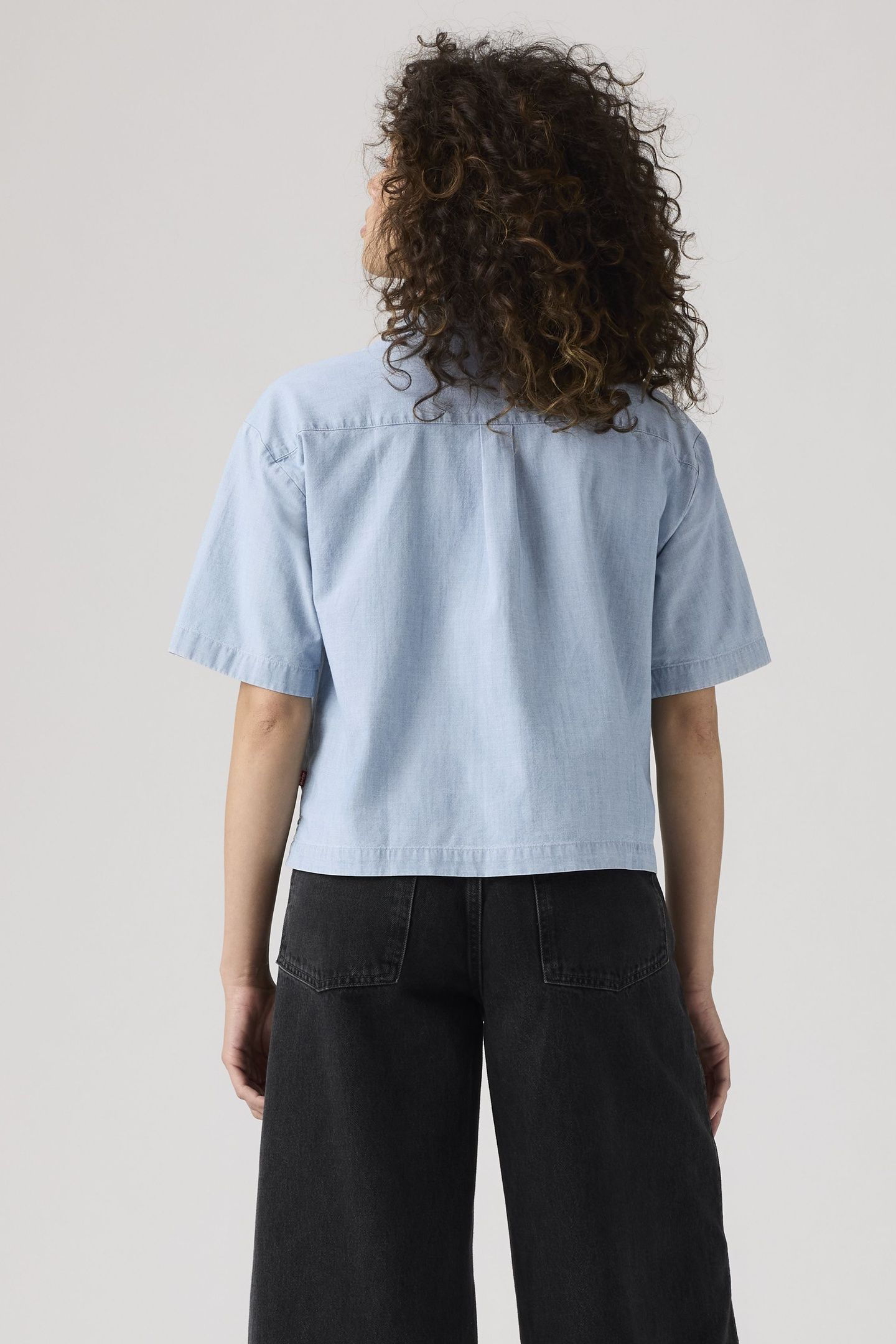 HARLIE SHORT SLEEVE CROPPED SHIRT 2