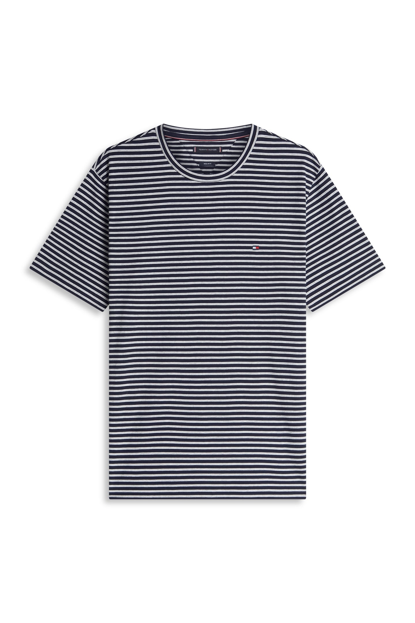 ESSENTIAL SEASONAL REGULAR FIT T-SHIRT DESERT SKY/ECRU STRIP 4