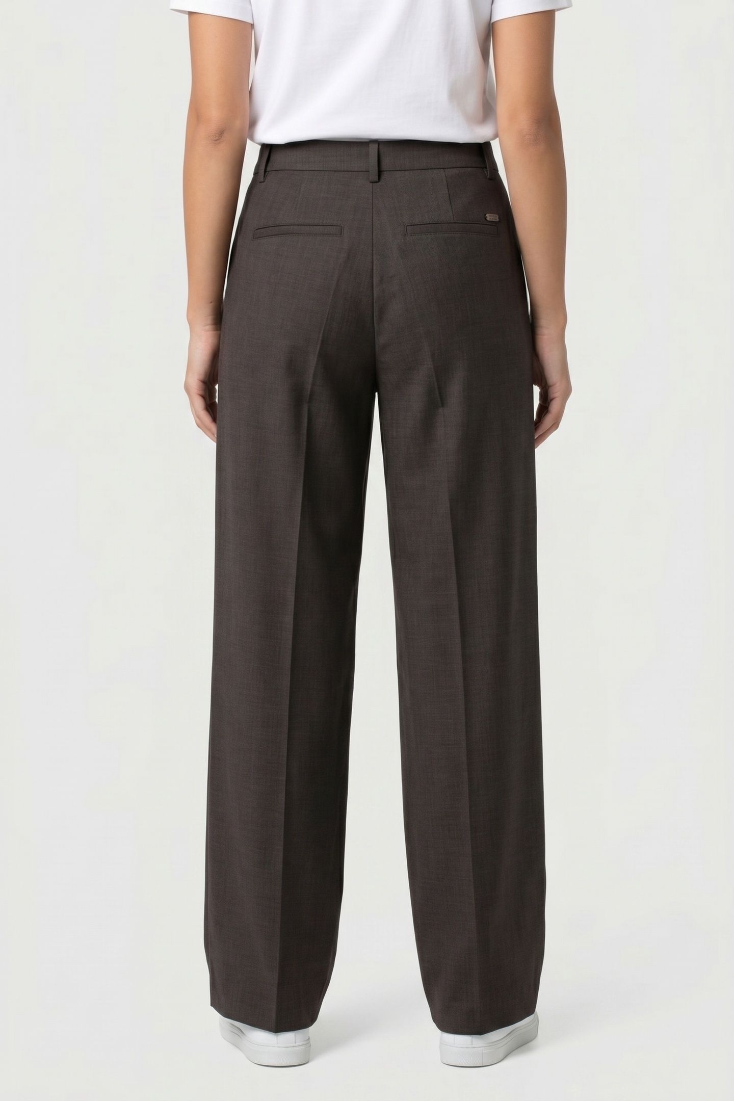 ROSE TAILORED PANT CHARCOAL MELANGE 2
