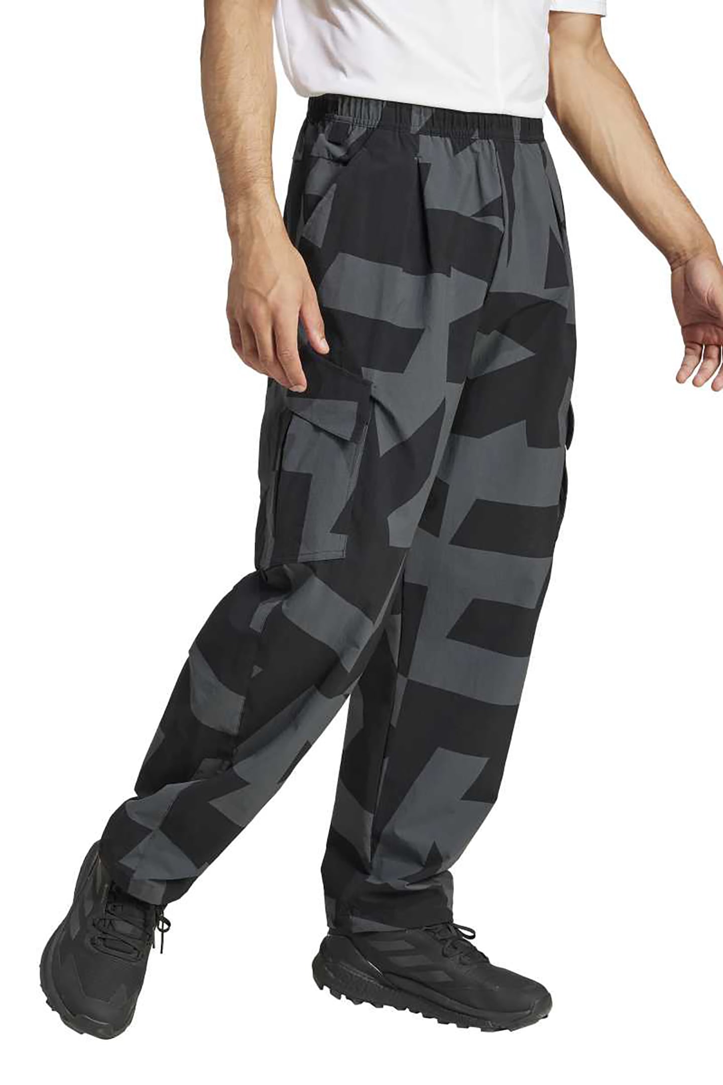 UNISEX PERFORMANCE TERREX XPLORIC PRINTED CARGO PANTS BLACK 3
