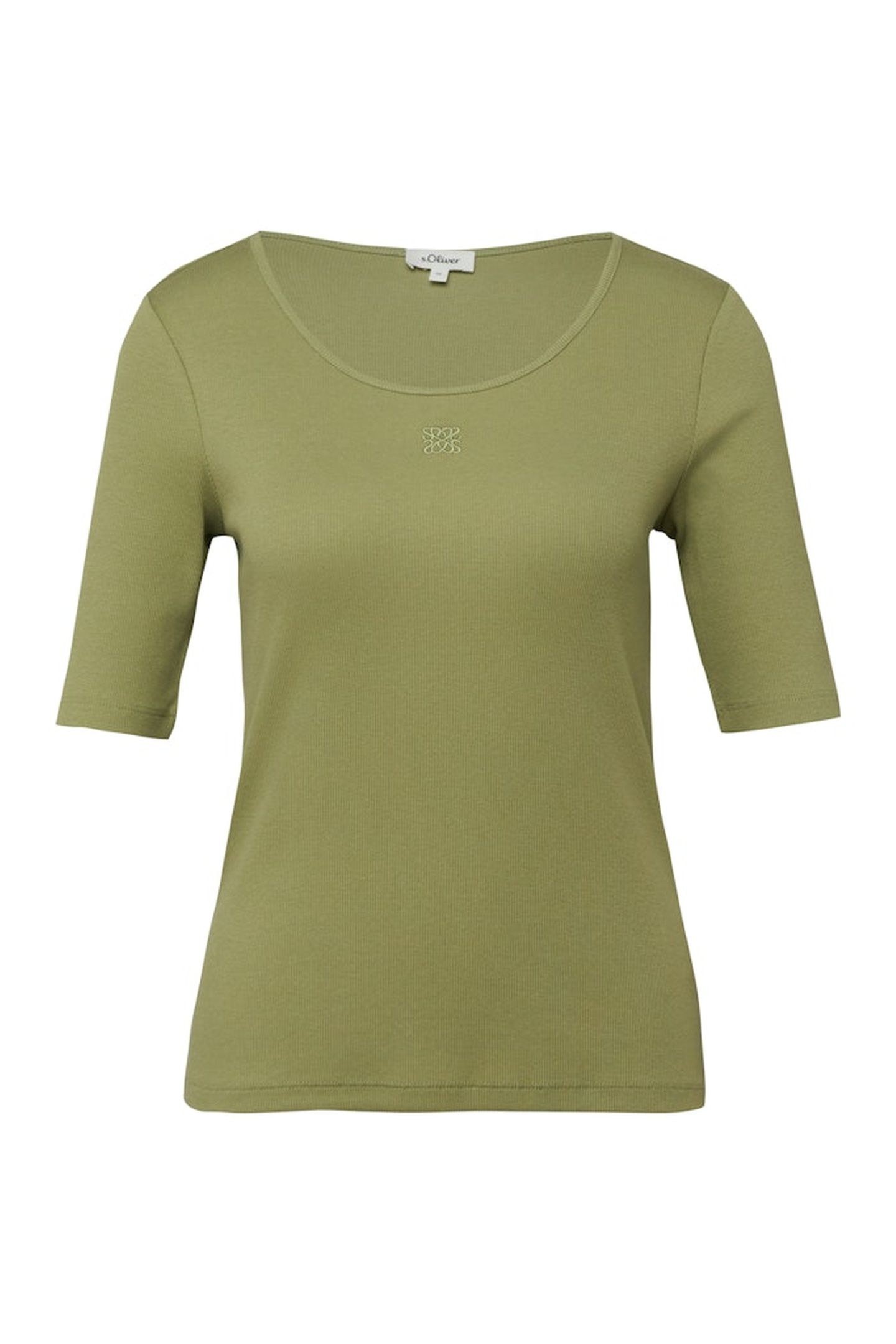S.OLIVER T-SHIRTS ARMY GREEN 7