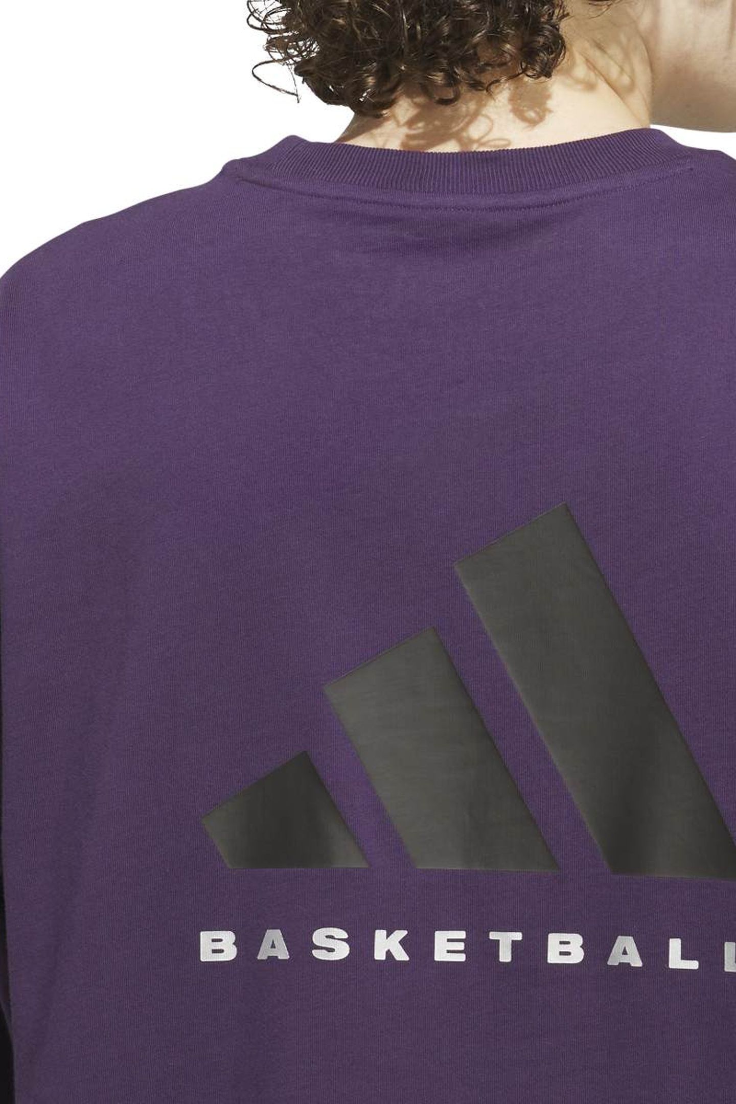 UNISEX PERFORMANCE ADIDAS BASKETBALL LONG SLEEVE TEE AURORA 8