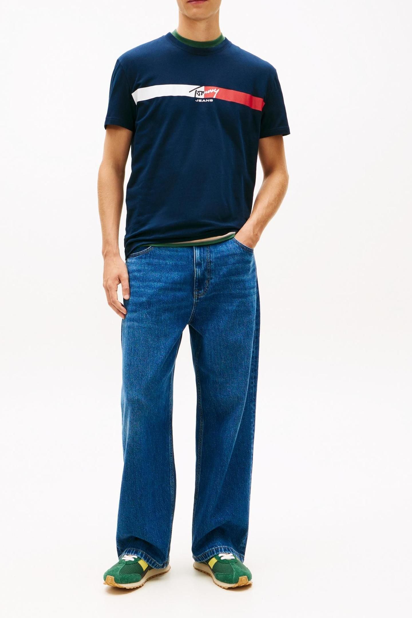 TJM REGULAR SIGNATURE T-SHIRT DARK NIGHT NAVY 2
