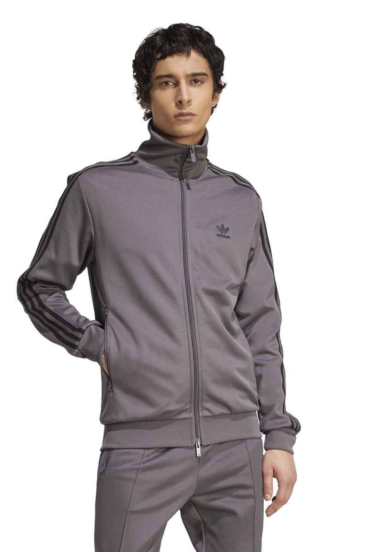UNISEX ORIGINALS ADICOLOR CLASSICS TRACK TOP GREY STRATA 1