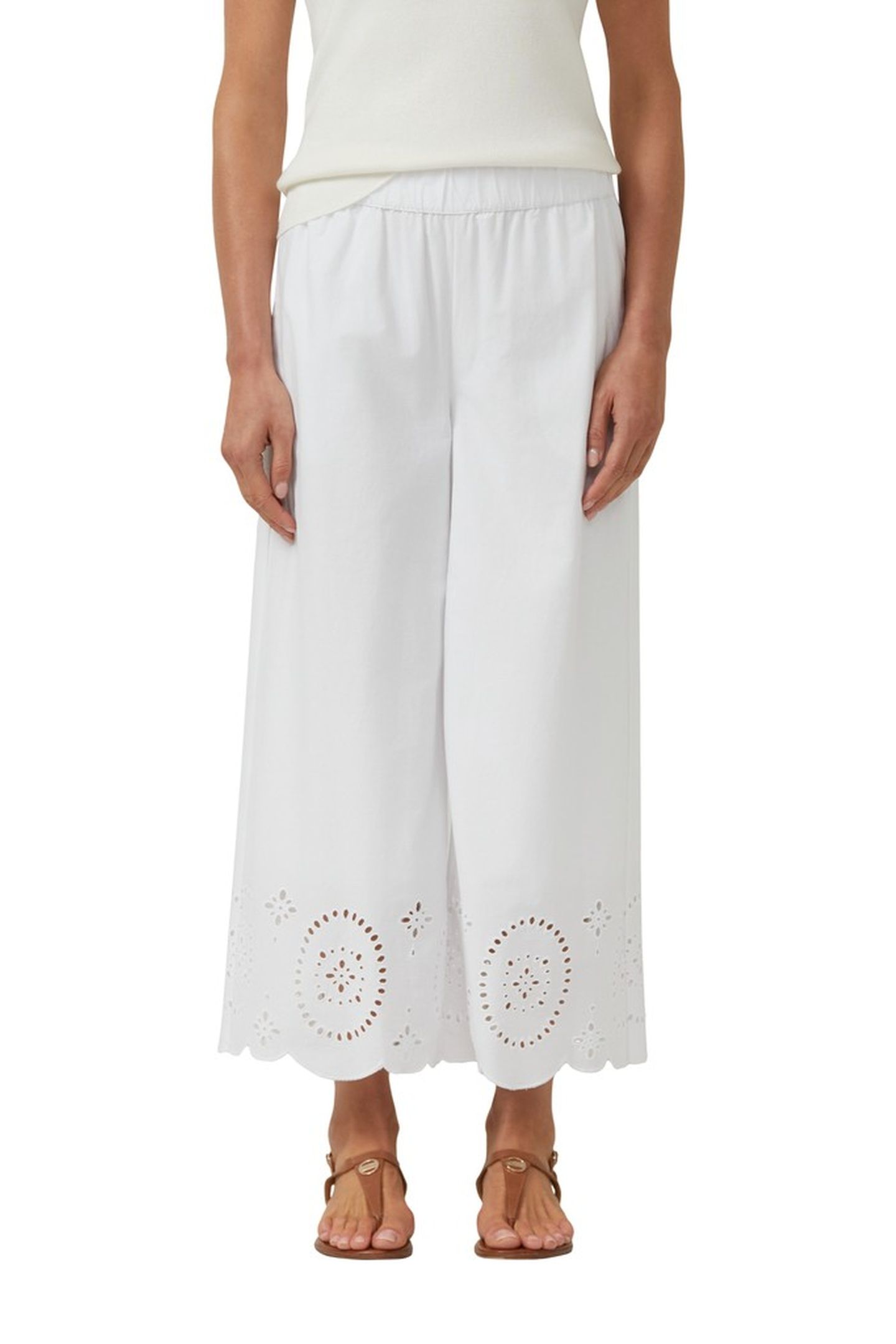 S.OLIVER PANTS WHITE 1