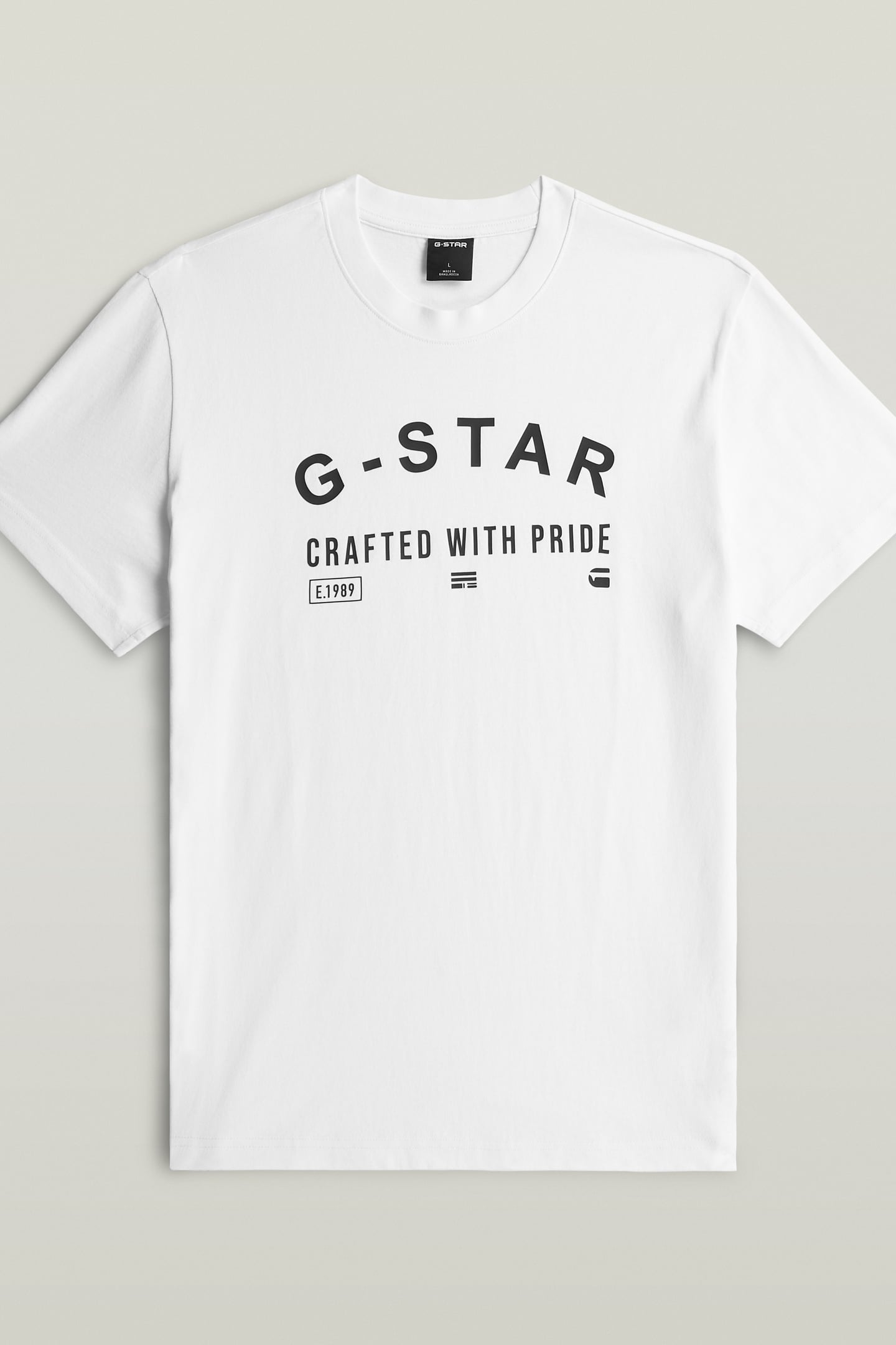 CHEST LOGO R T S\S WHITE 1