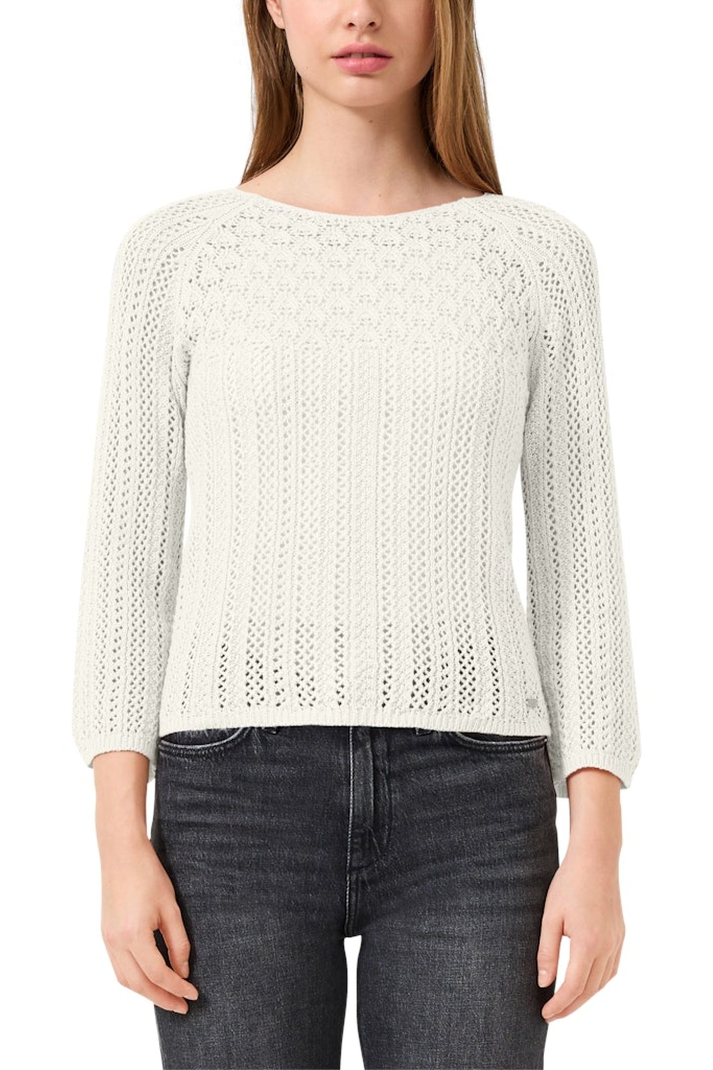S.OLIVER-QS PULLOVER OFFWHITE 1