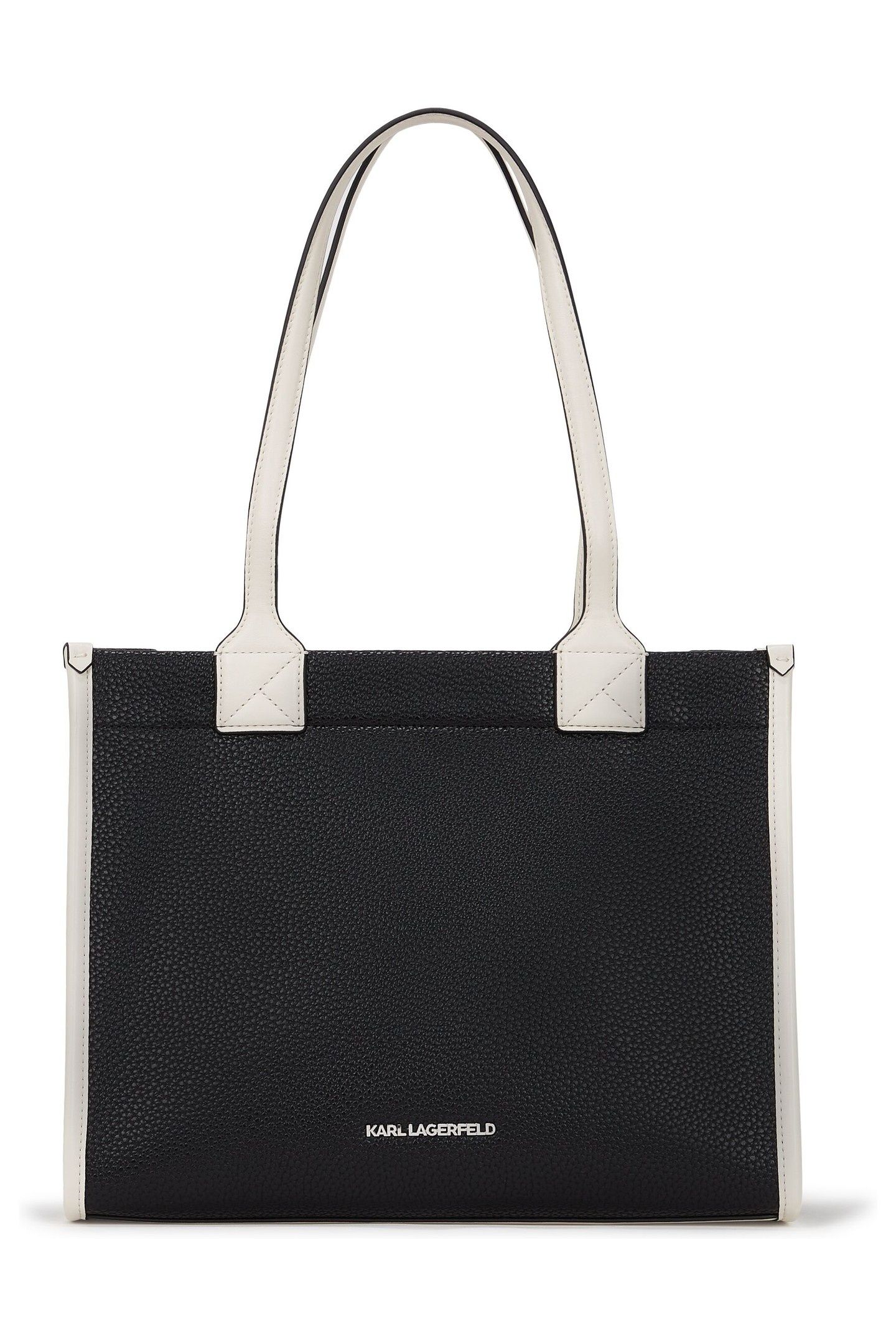 K/SKUARE MEDIUM TOTE GRAINY BLACK/WHITE 3