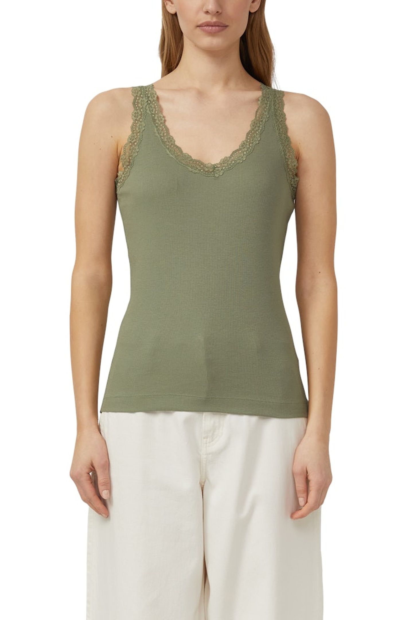 S.OLIVER T-SHIRTS DARK GREEN 1