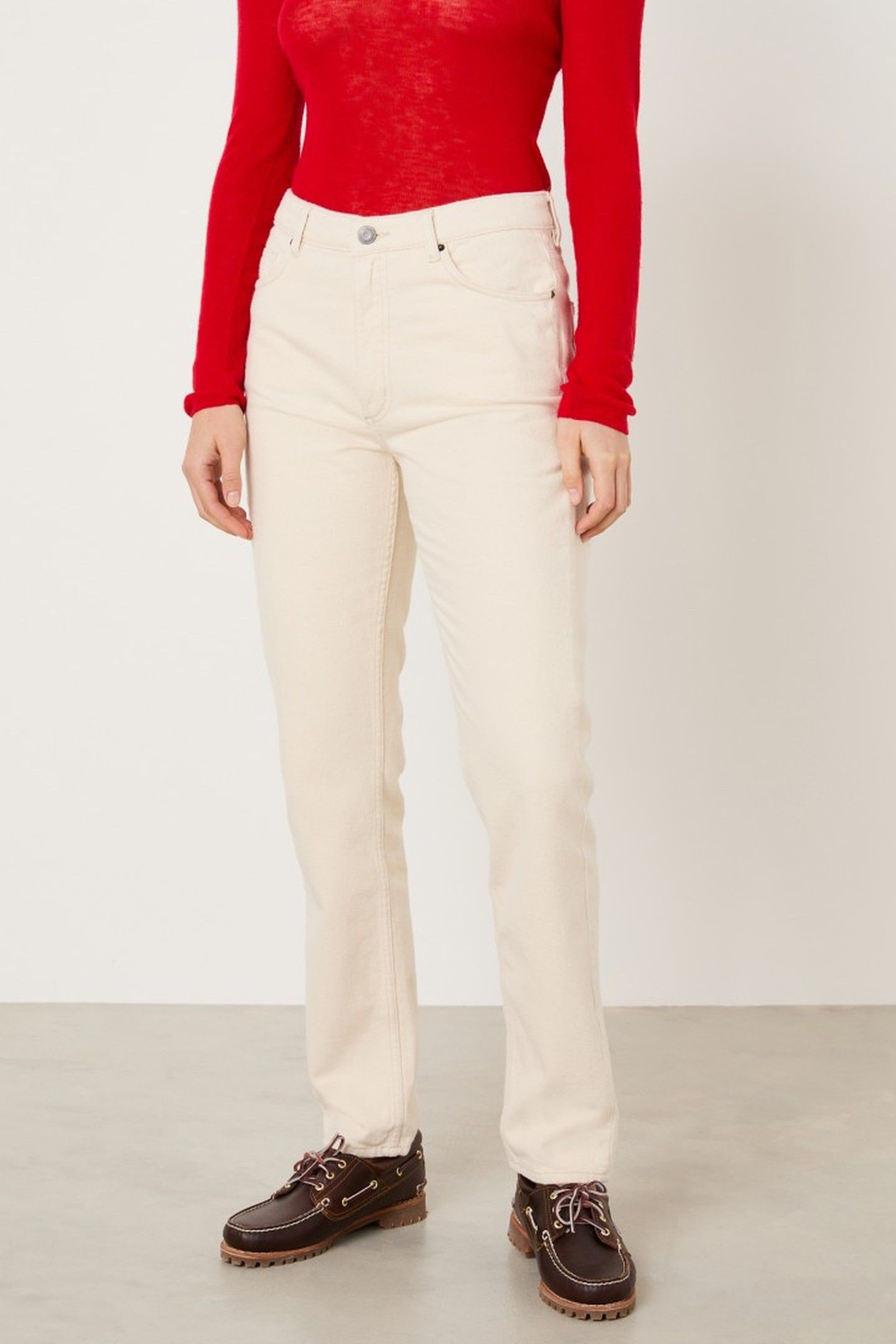 SPYWOOD 5 POCKETS JEANS ECRU 1