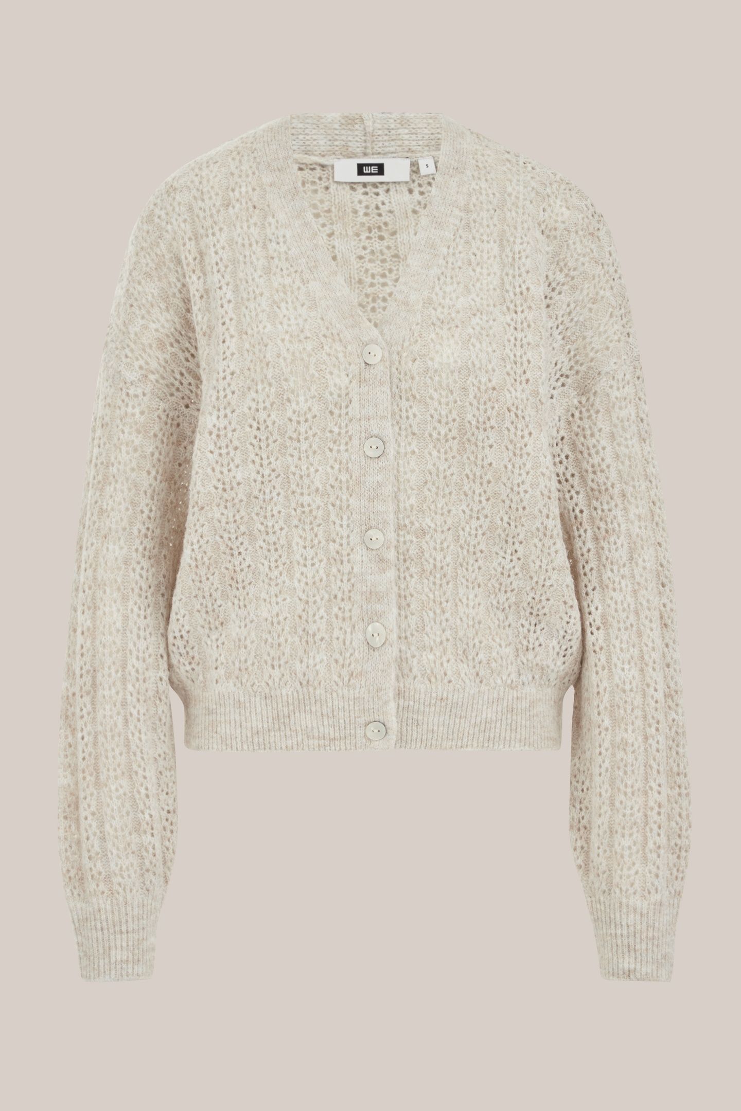 KNITTED CARDIGAN BEIGE 4
