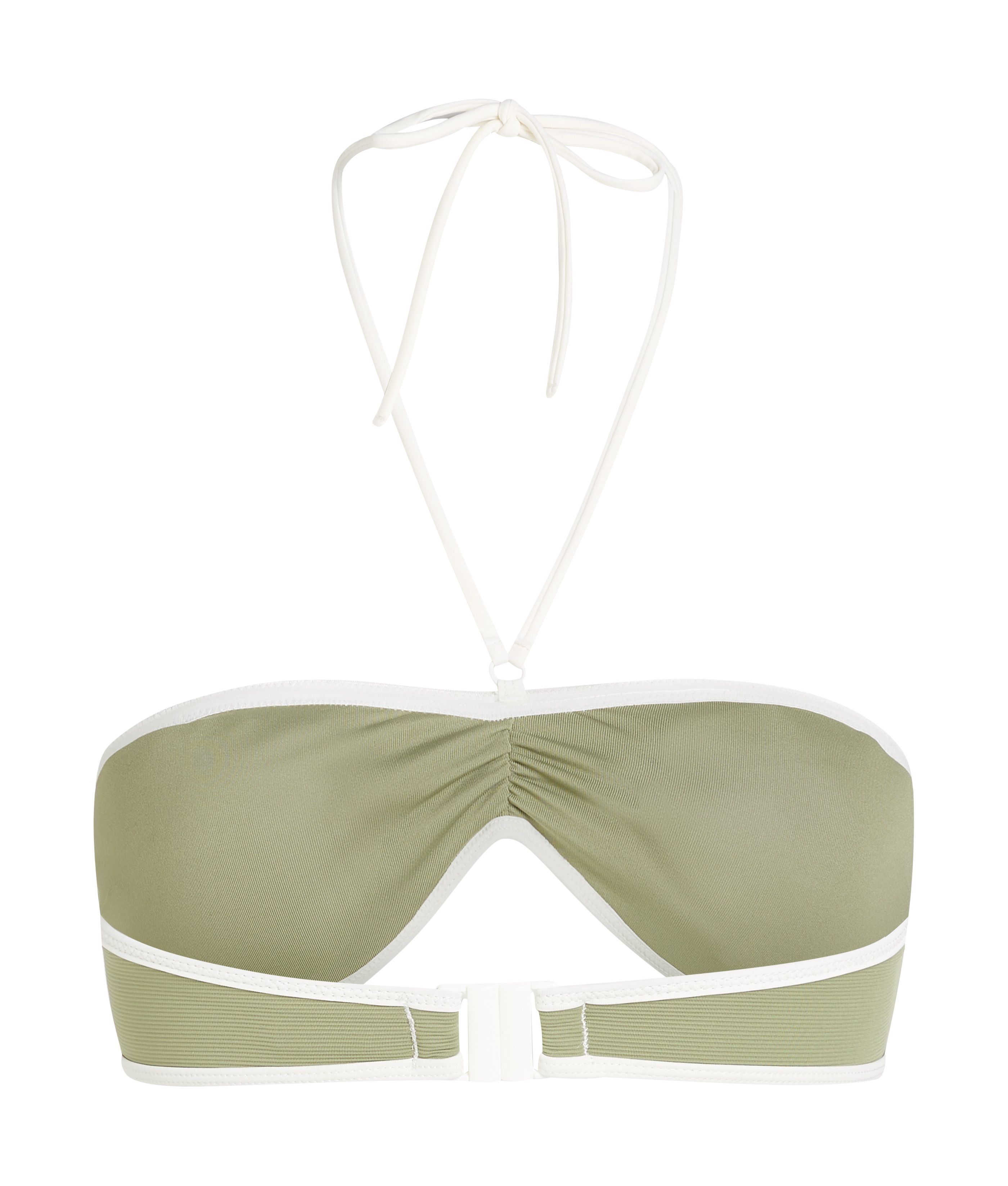 HOTEL KARL RIB HALTER BANDEAU OIL GREEN 5