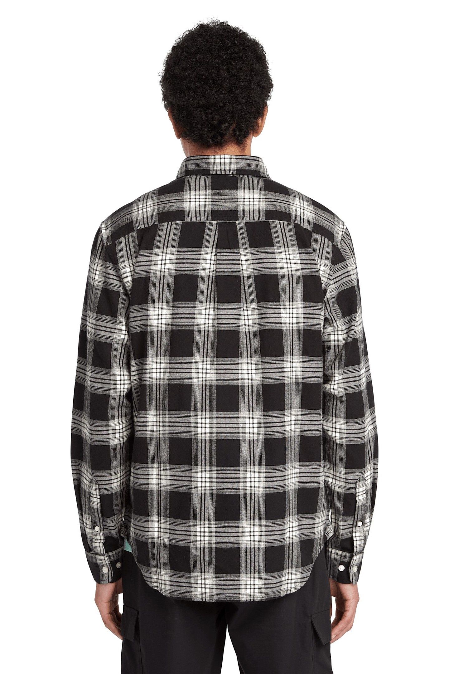 LS SOLUCELL TARTAN SHIRT REGULAR BLACK YD 3