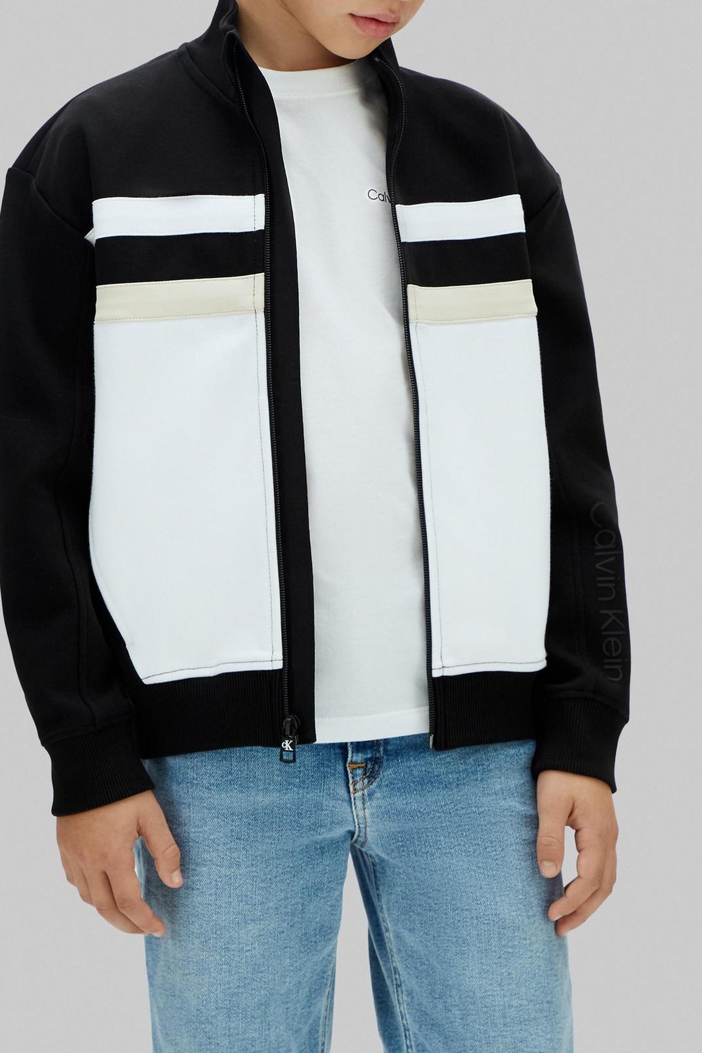 BOYS COLORBLOCK RELAXED SWEATSHIRT BLACK 2