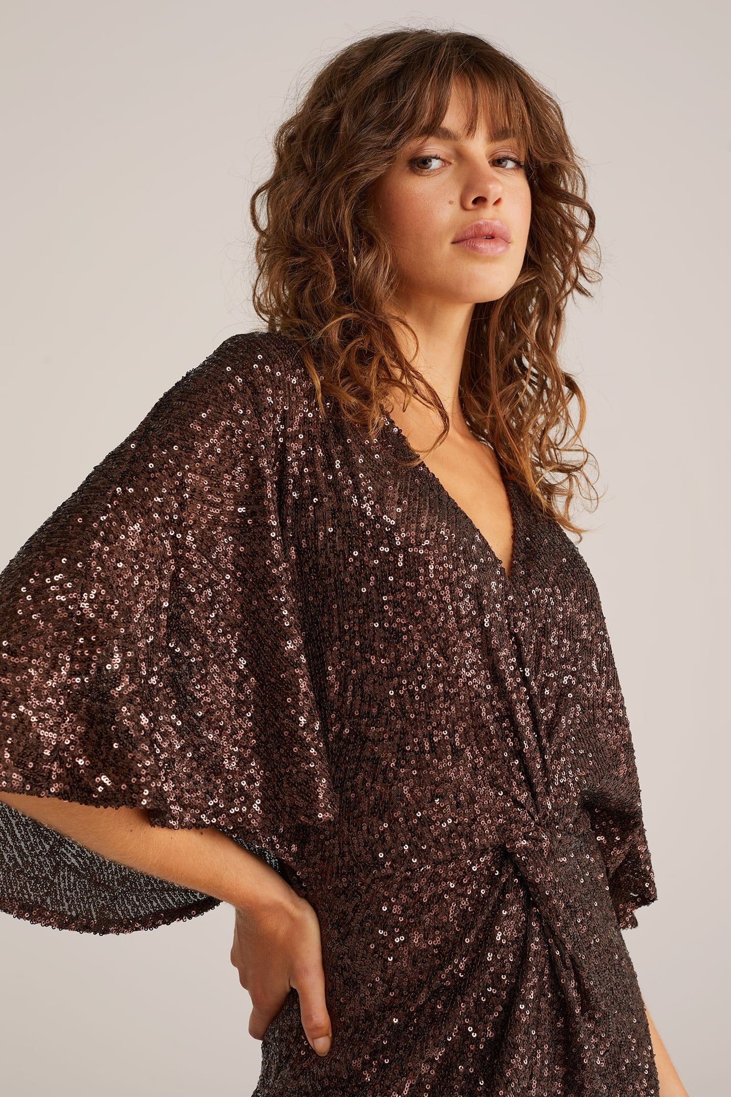 DRESS SHORT DARK BROWN 3