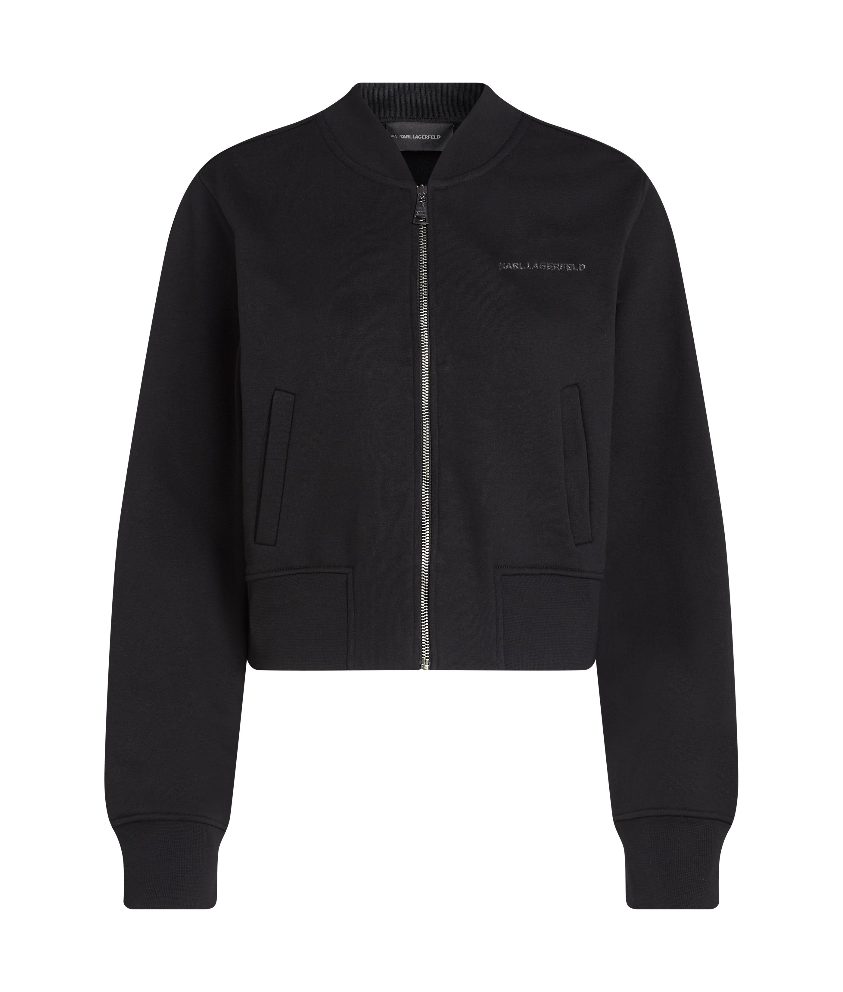 COMMERCIAL LOGO ZIP UP BLACK 3