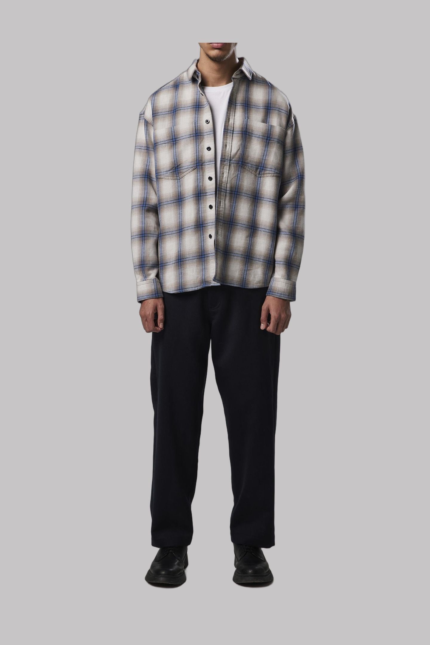 DEON WESTERN 5298 SHIRTS GREY CHECK 2