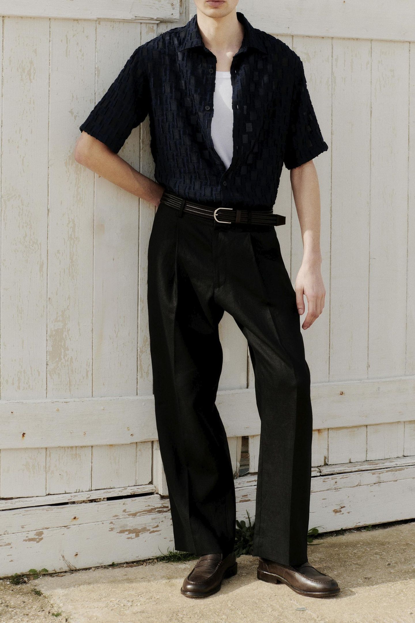 FREDDY SS NO PKT 5025 SHORT SLEEVE NAVY BLUE 6