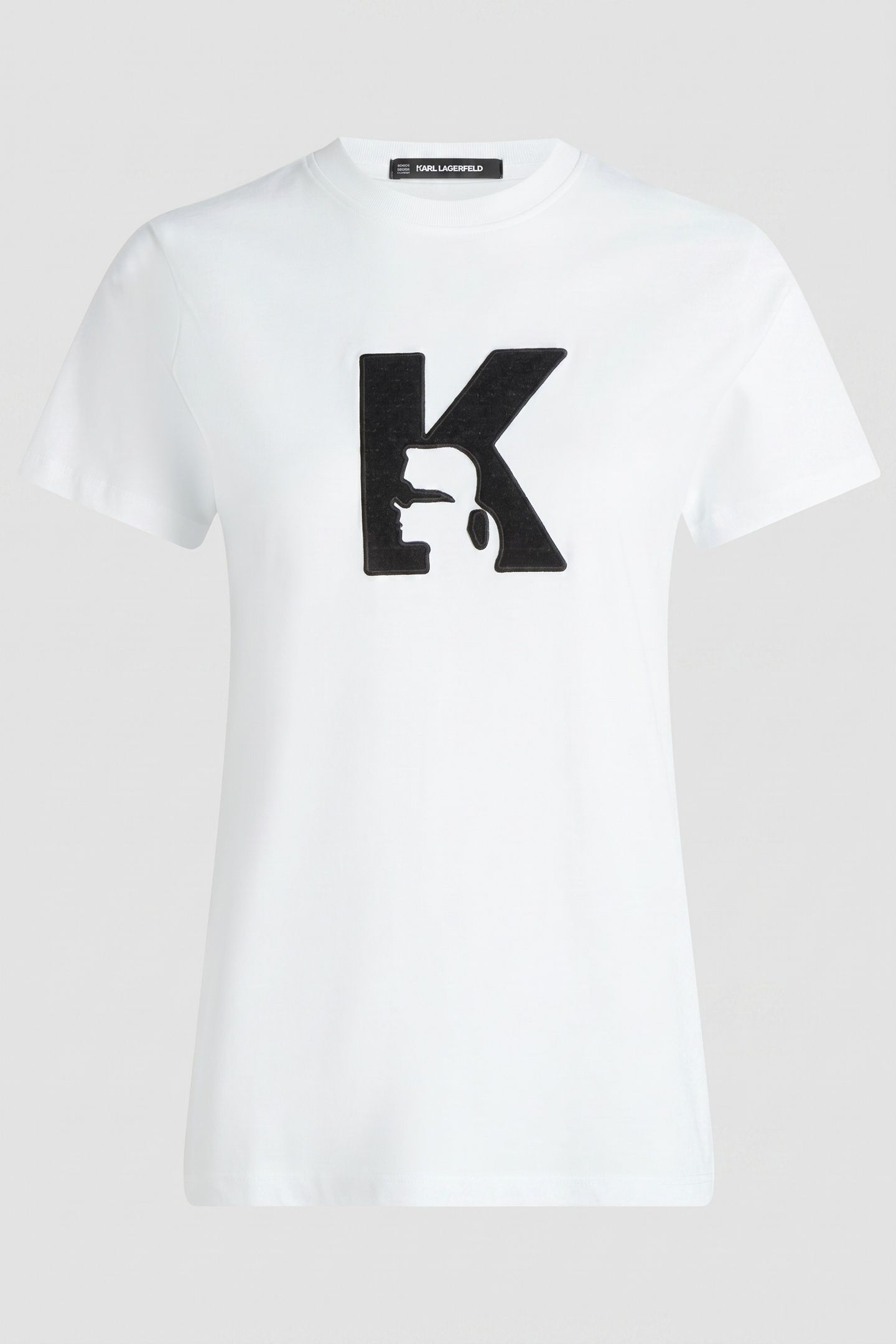 K LOGO BOUCLE T-SHIRT WHITE 3