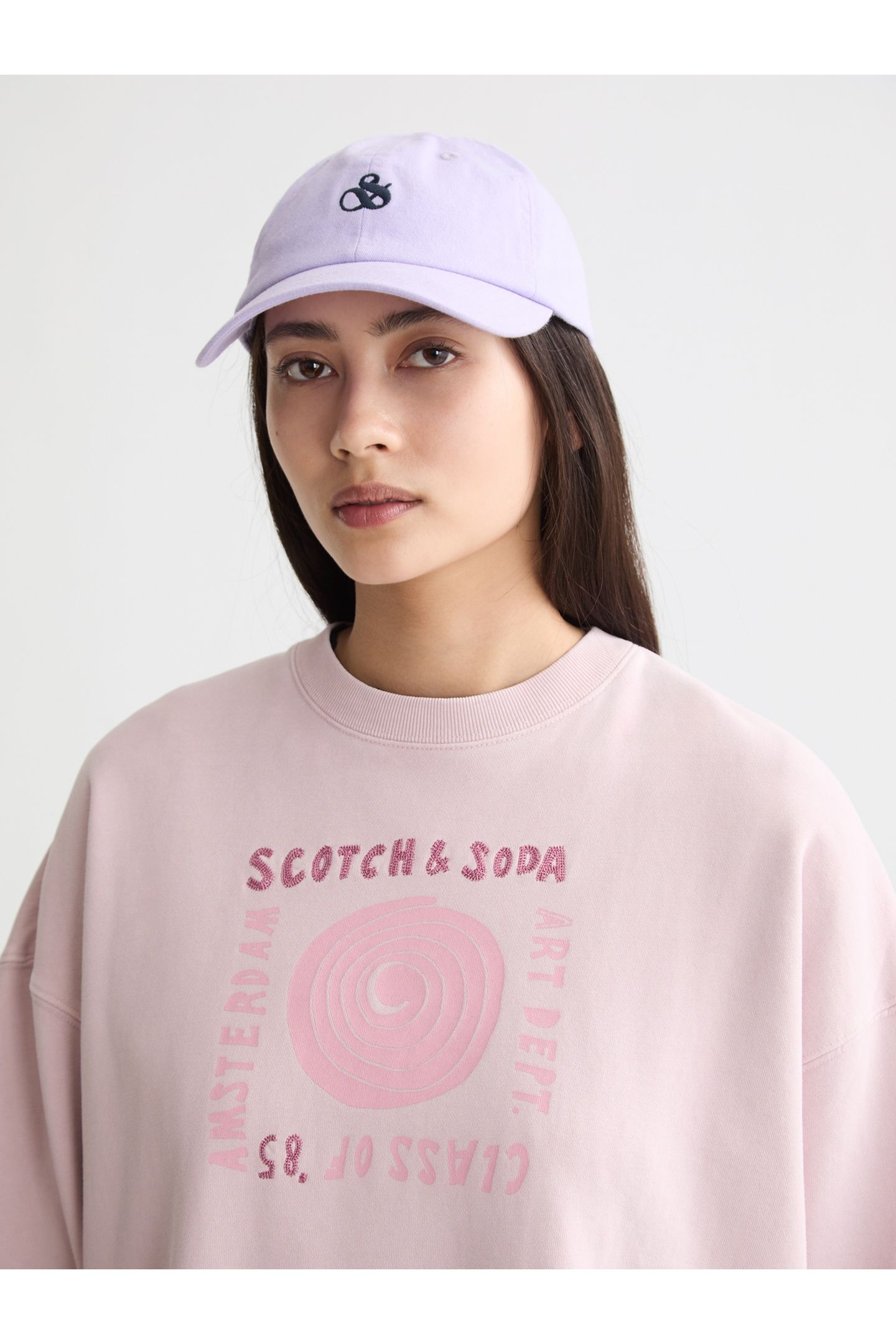 WASHED SEASONAL OVERSIZED FIT SWEATSHIRT BURNISHED LILAC 6