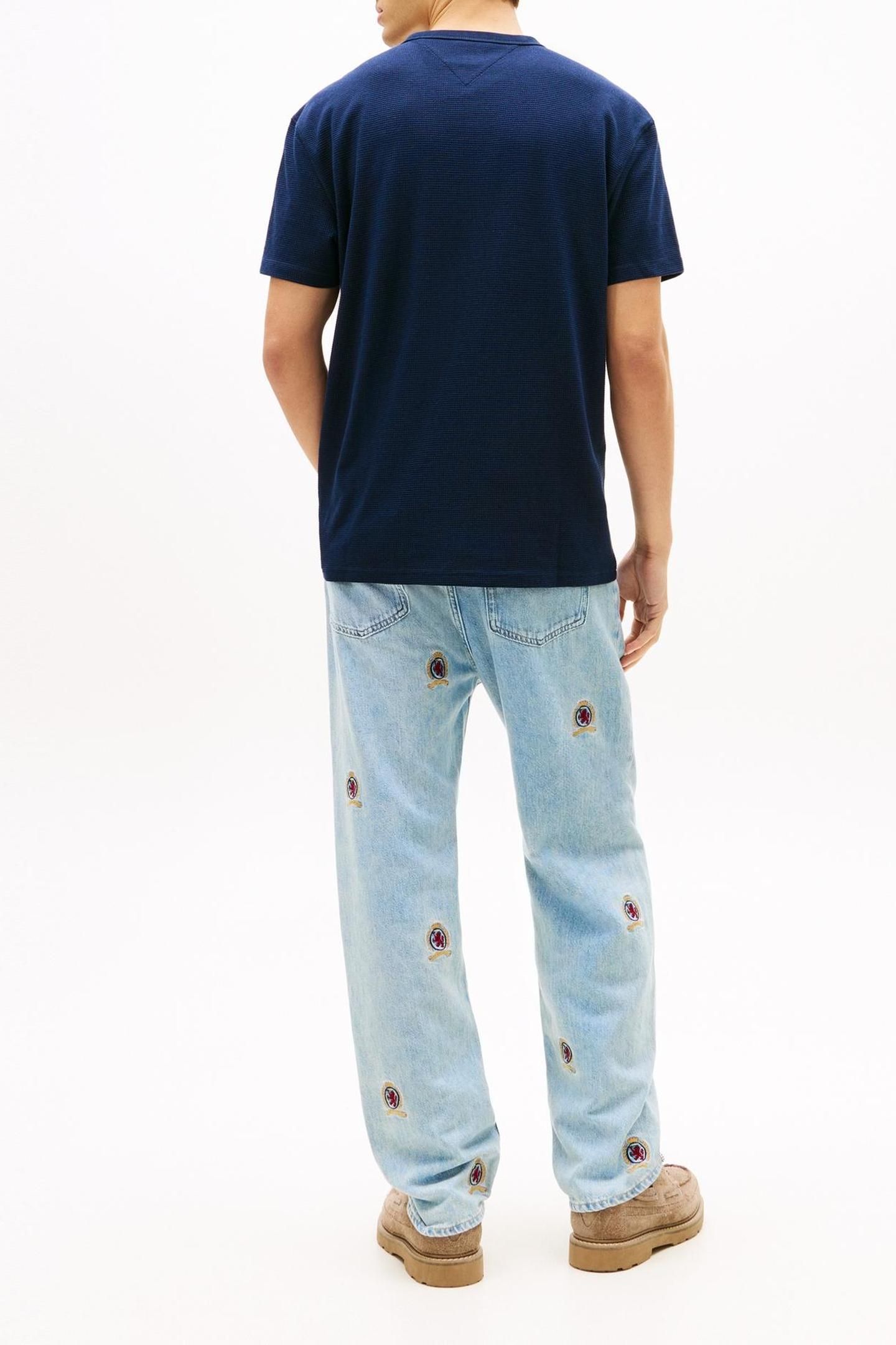 TJM REGULAR WAFFLE SS TEE DARK NIGHT NAVY 2