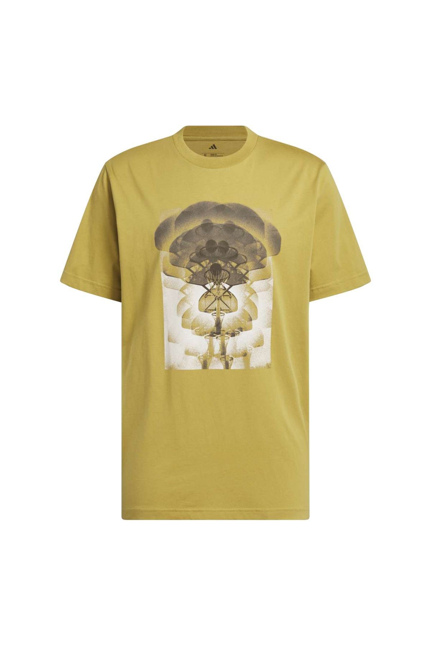 UNISEX PERFORMANCE KALEIDOSCOPE HOOP GRAPHIC T-SHIRT SAND GR 4