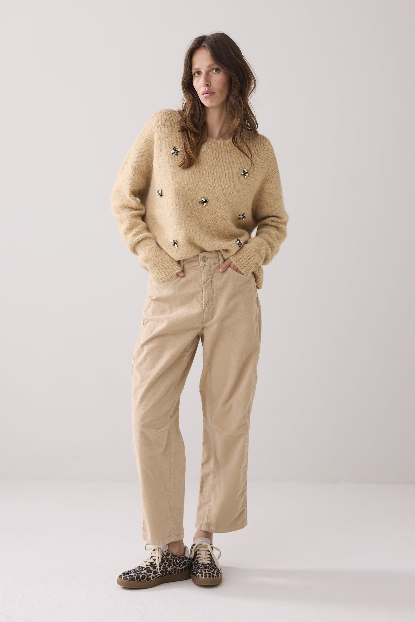 COCOON PANTS COTTON FLEX CORD ALPACA 1