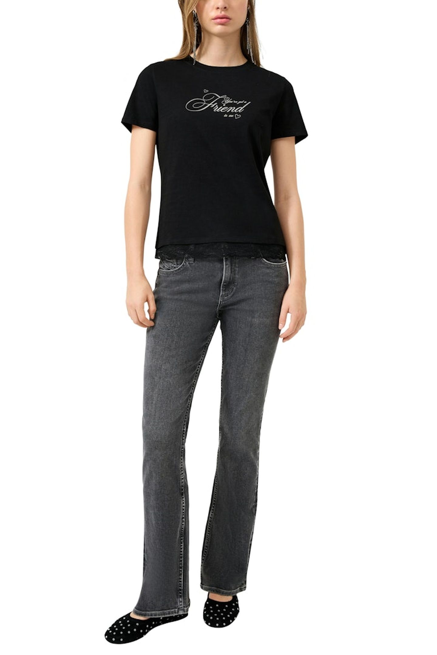 S.OLIVER-QS T-SHIRTS BLACK 4