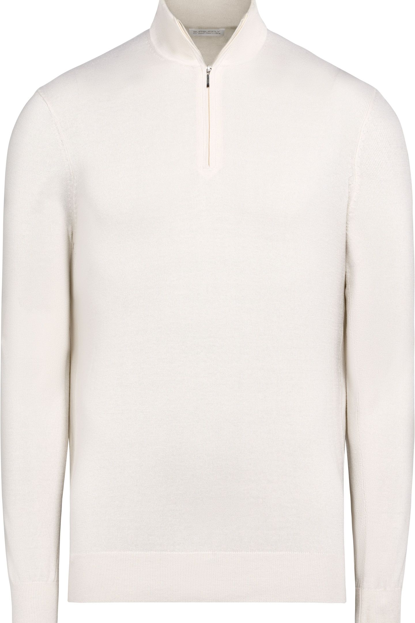 HALF ZIP OFF WHITE CARDIGANS OFF-WHITE 5
