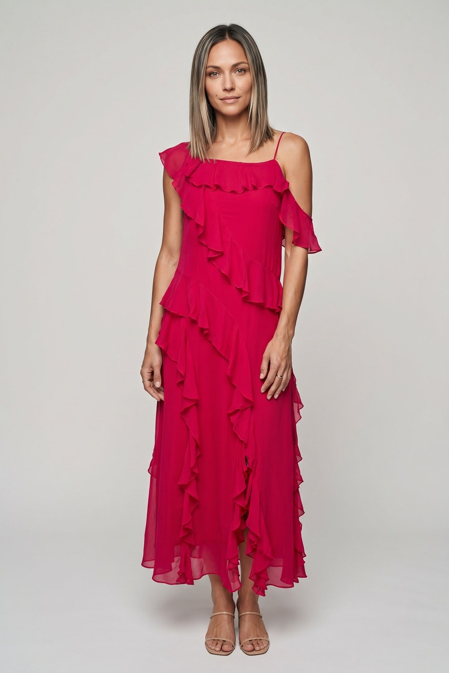 CARMEL DRESS PINK 1