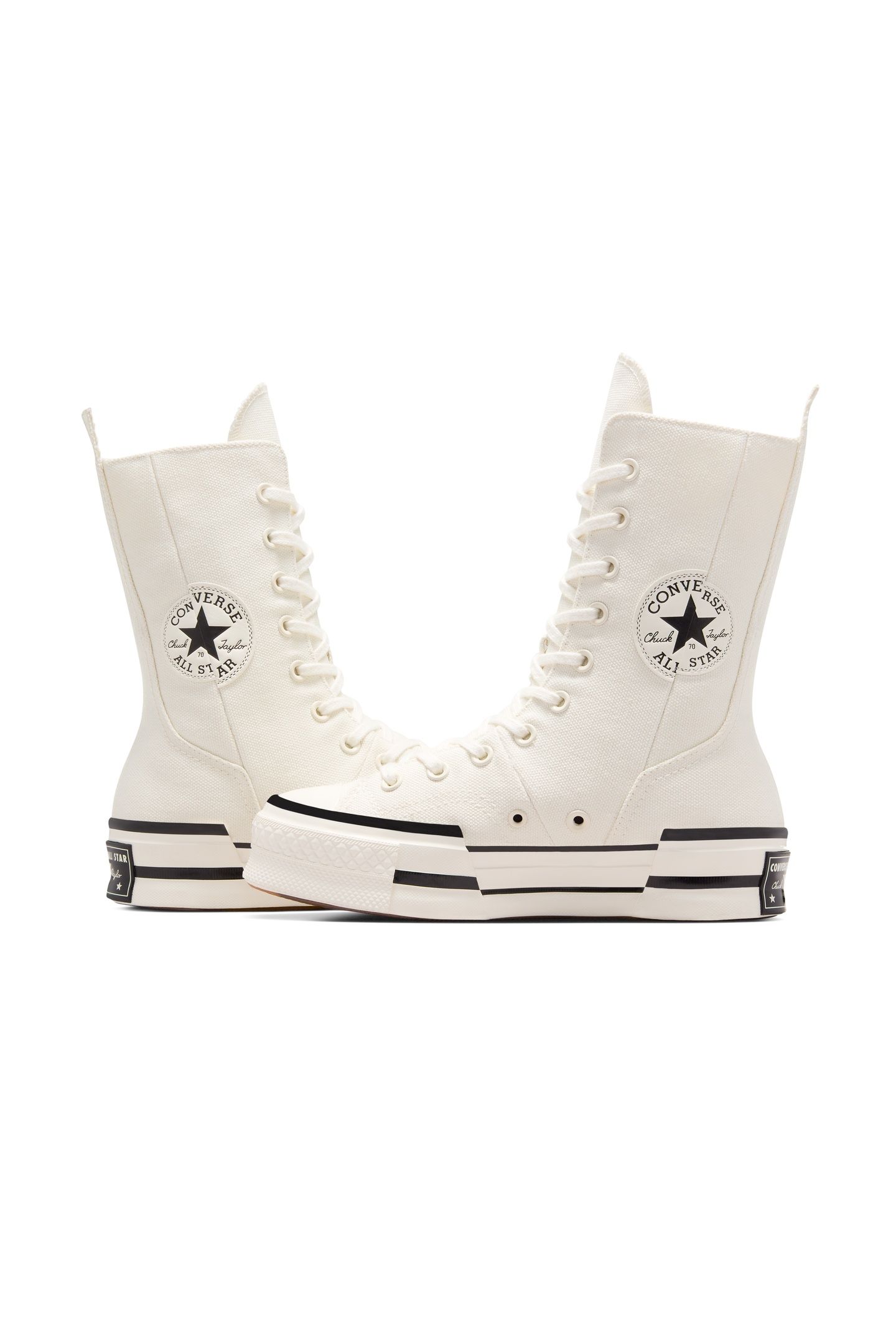 CHUCK 70 PLUS X-HI EGRET/EGRET/BLACK 2